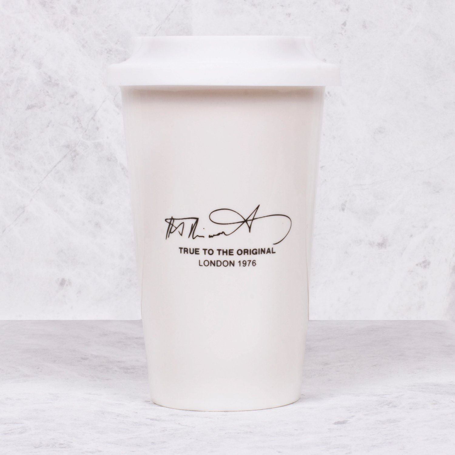 Up Lizenzprodukt Silikondeckel mit - (weiß), Original Coffee-to-go-Becher Thumbs Stormtrooper Keramikbecher