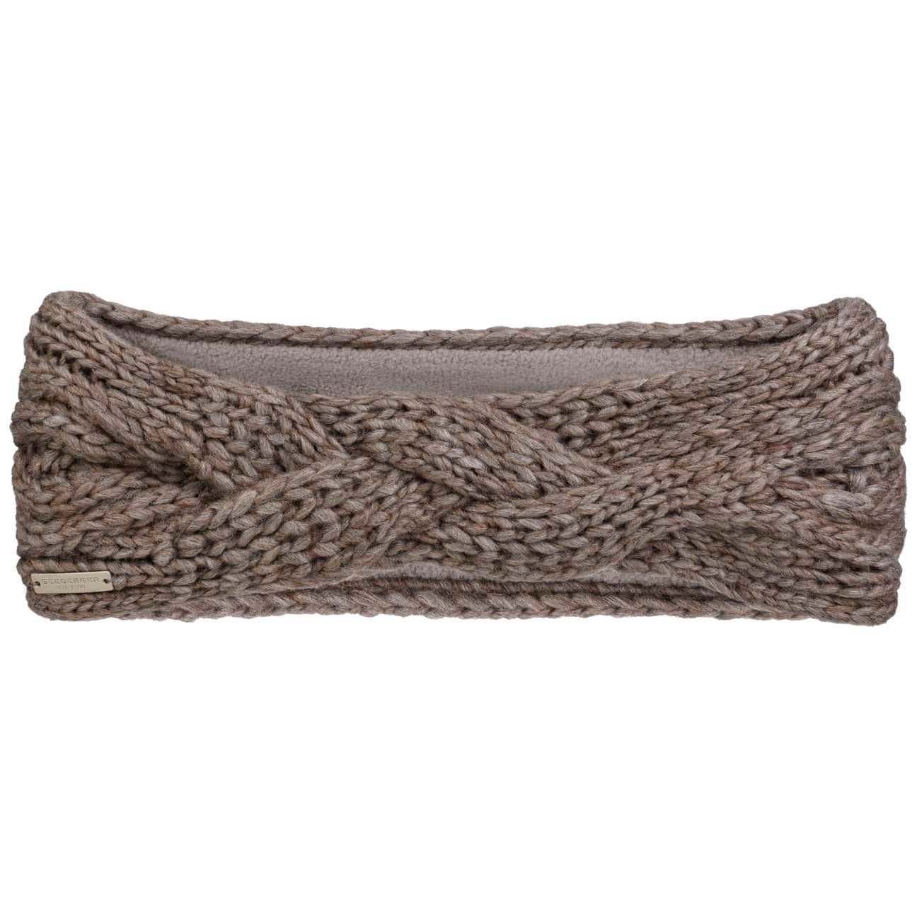 Seeberger Stirnband (1-St) Headband mit Futter taupe