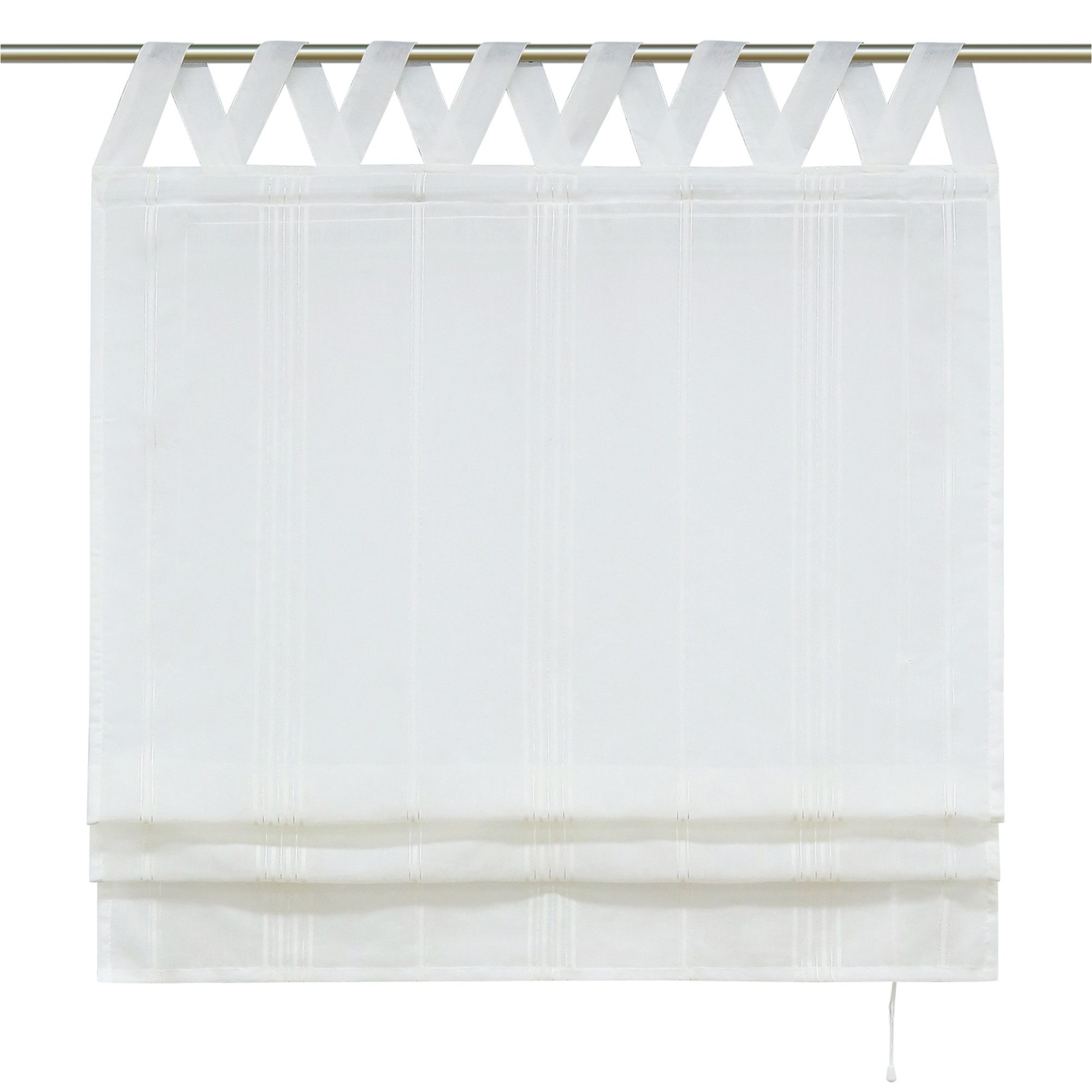 Delien Raffrollo Eleganz Thea, mit Schlaufen, Uni Schal mit V Schlaufen, fe günstig online kaufen