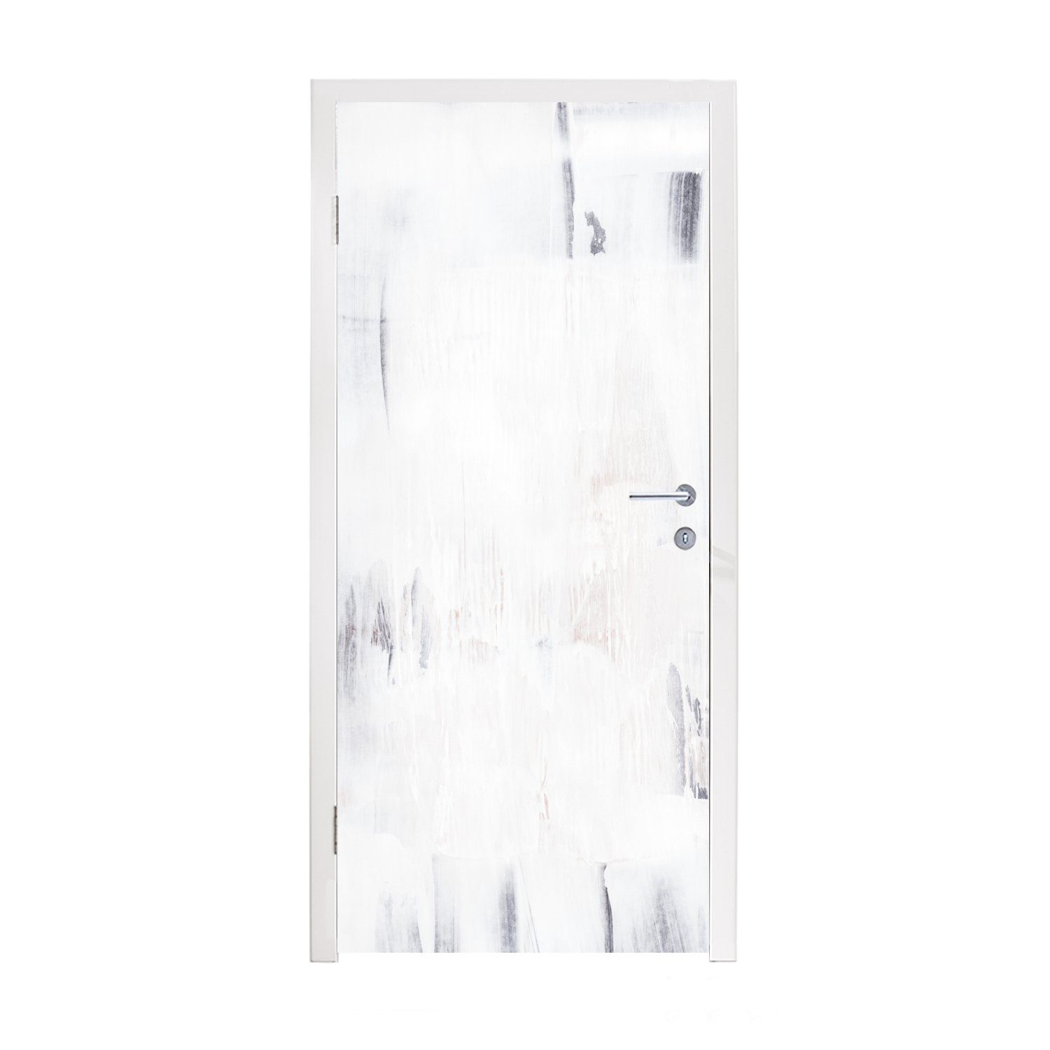 MuchoWow Türtapete Acrylfarbe - Entwurf, Matt, bedruckt, (1 St), Fototapete für Tür, Türaufkleber, 75x205 cm