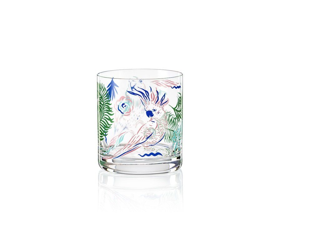 Crystalex Whiskyglas Caribbean Dream Whiskygläser Kristallglas 280 ml 6er Set, Kristallglas, Kristallglas