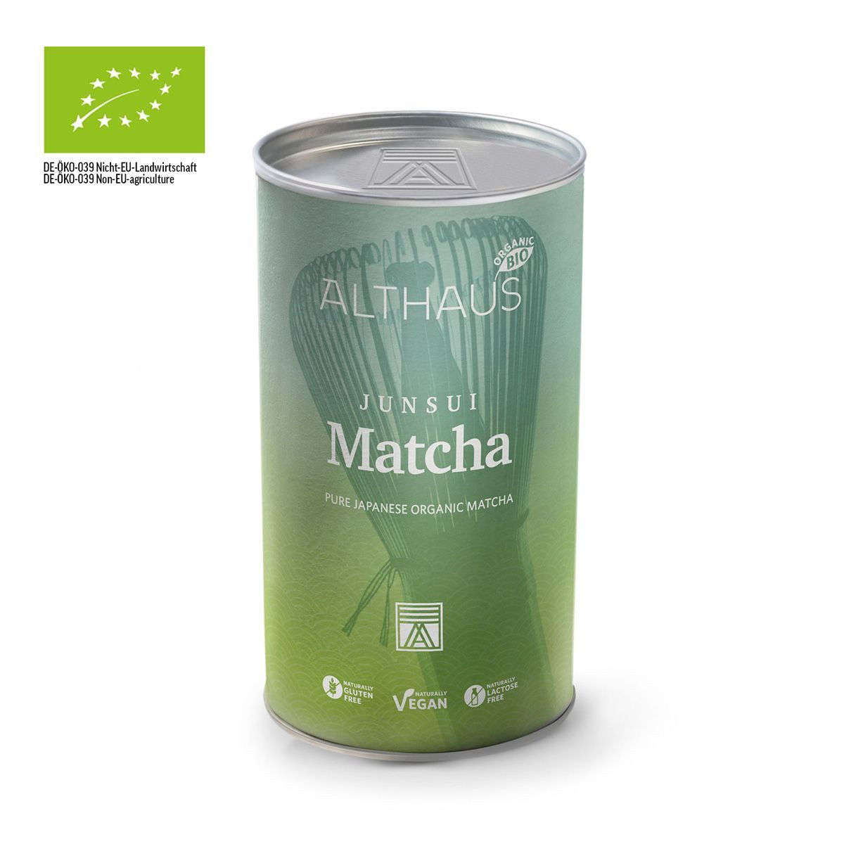 LK Trend & Style Tee Junsui reiner Matcha Tee ohne Zucker oder Zusätze, 150 g, (Grüner Tee* *aus kontrolliert biologischem Anbau (DE-ÖKO-039 Nicht-EU-Landwirtschaft), Grüner Tee* *aus kontrolliert biologischem Anbau