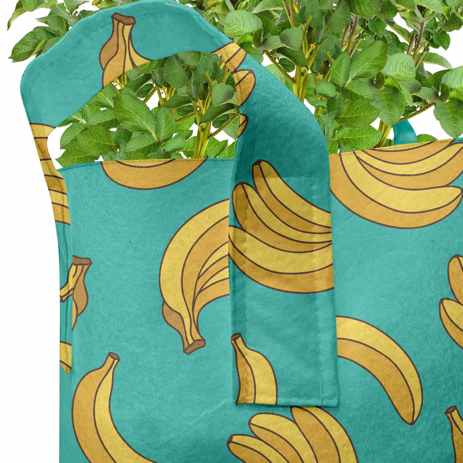 Abakuhaus Pflanzkübel hochleistungsfähig Stofftöpfe Banane Griffen Fruit für Tropic Pflanzen, mit Vivid
