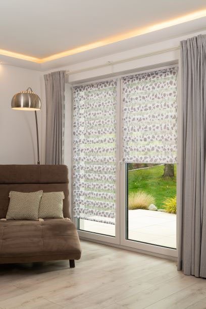 Doppelrollo Delphi, K-HOME, Lichtschutz, ohne Bohren, günstig online kaufen
