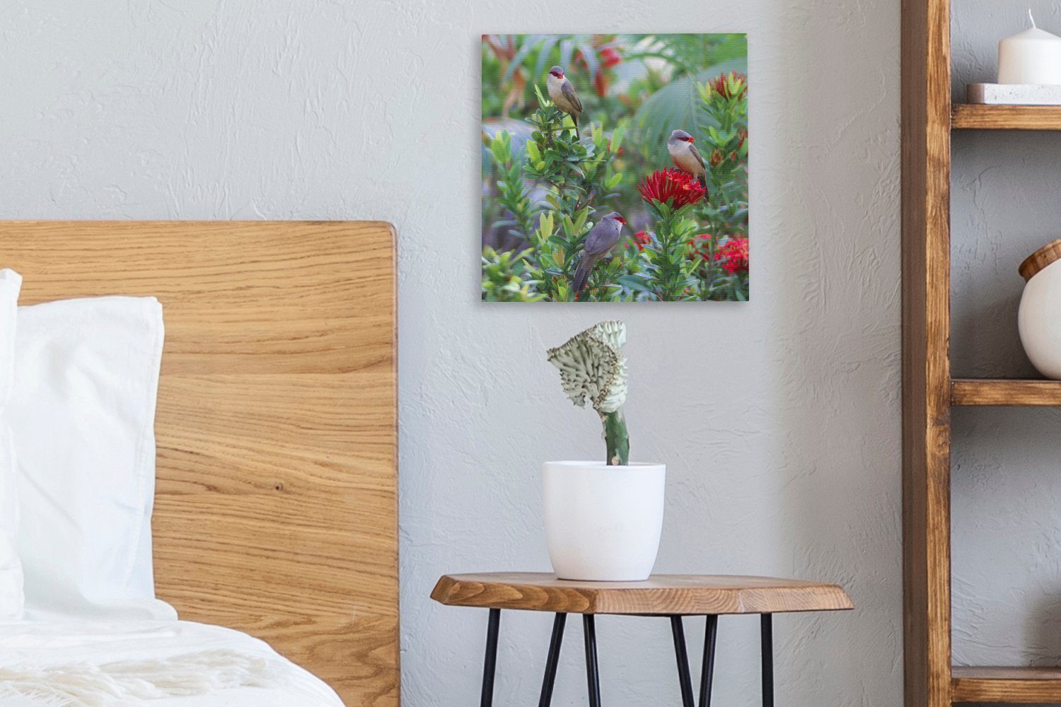 Heilige Leinwand Helena Blumenstrauch, Bilder Wohnzimmer (1 Schlafzimmer für einem St), OneMillionCanvasses® auf Leinwandbild