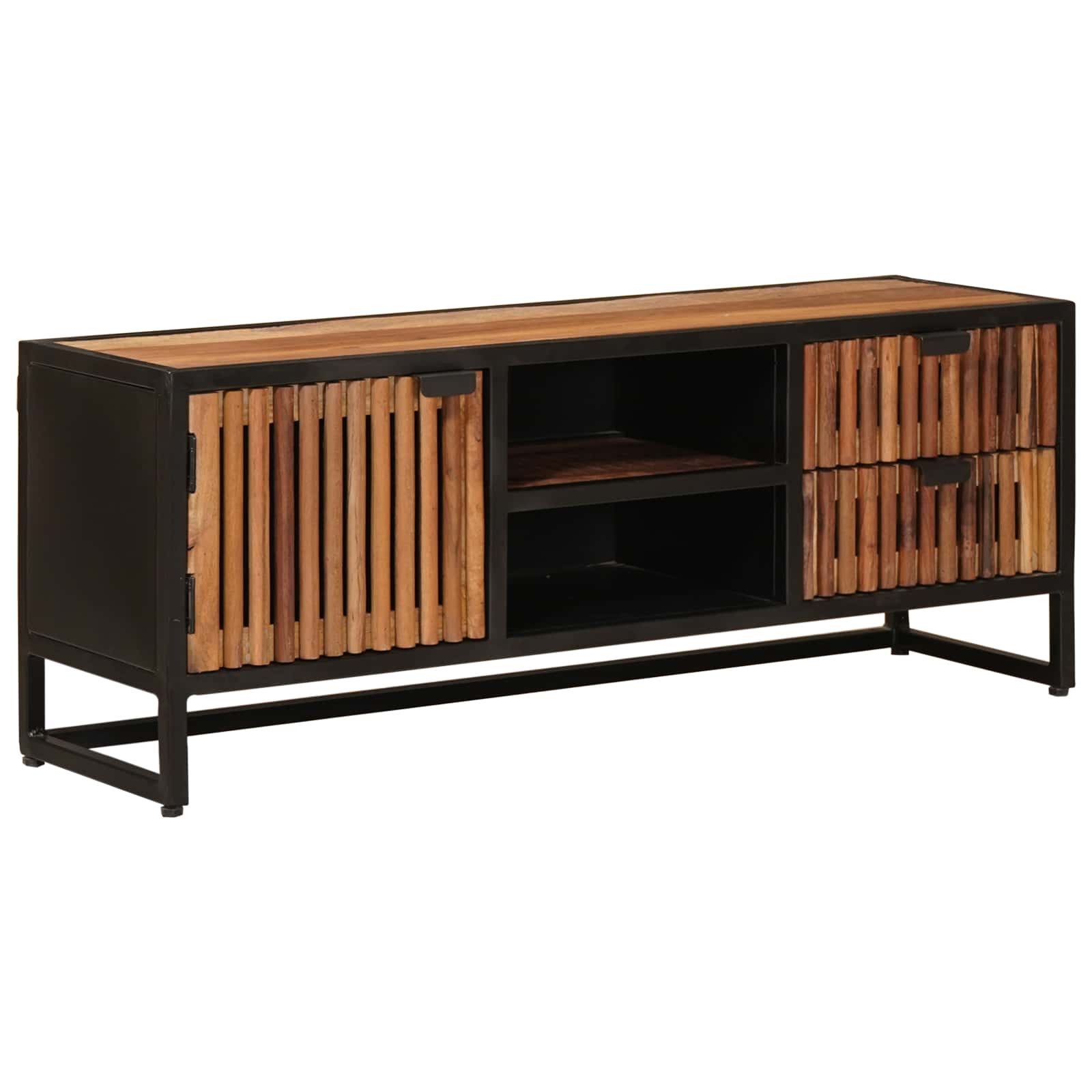 vidaXL Schranksystem TV-Schränk mit Schubladen mit Speicher mit Tür 105 x 30 x 40 cm (1-St)
