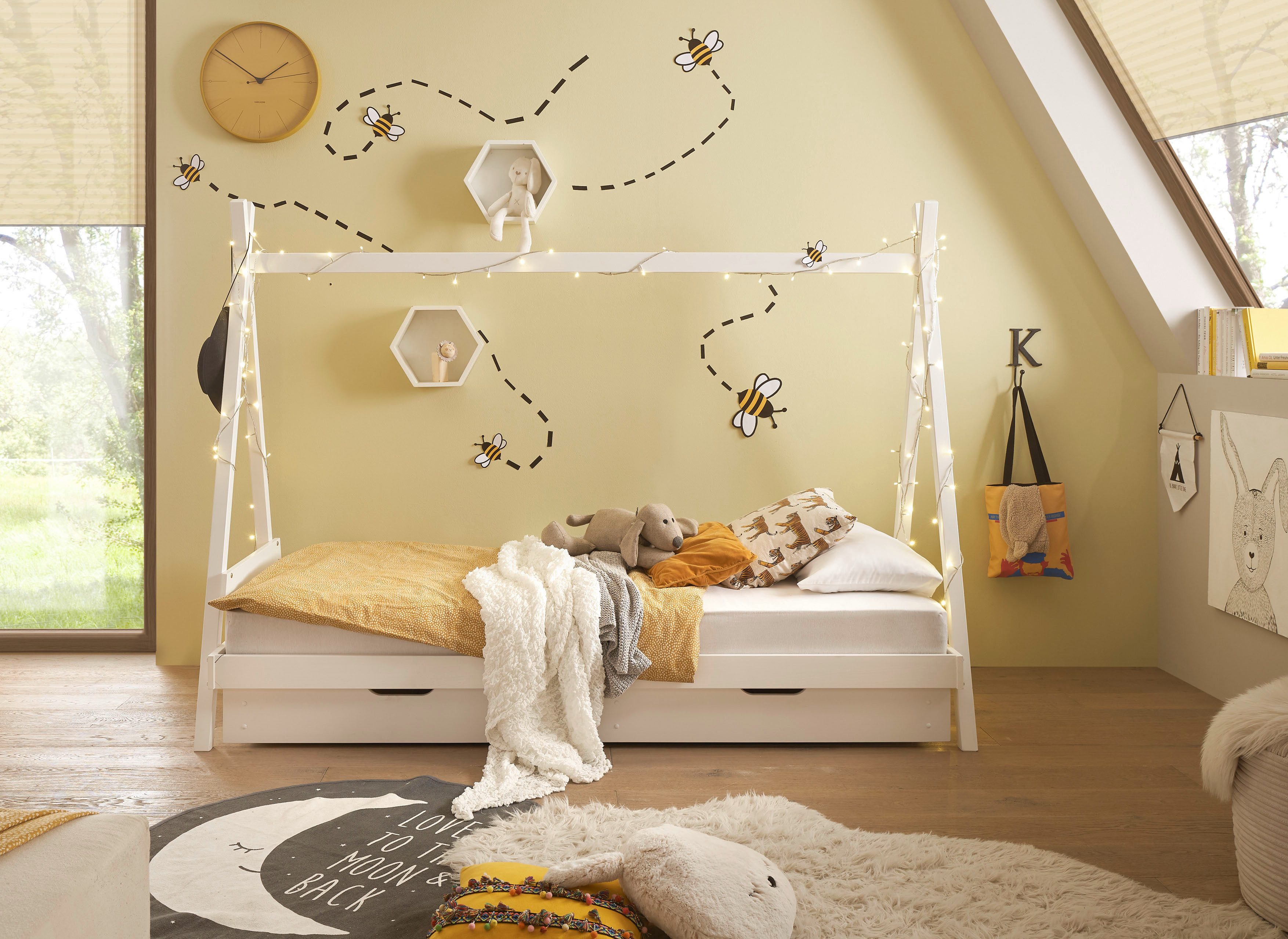 Begabino Bettschubkasten Sora, 2-teiliges Set