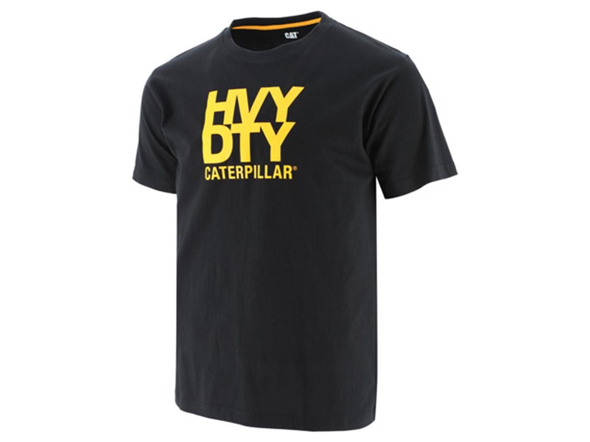 CAT T-Shirt Heavy Duty HVY DTY schwarz robust strapazierfähig Baumwolle Gr. M