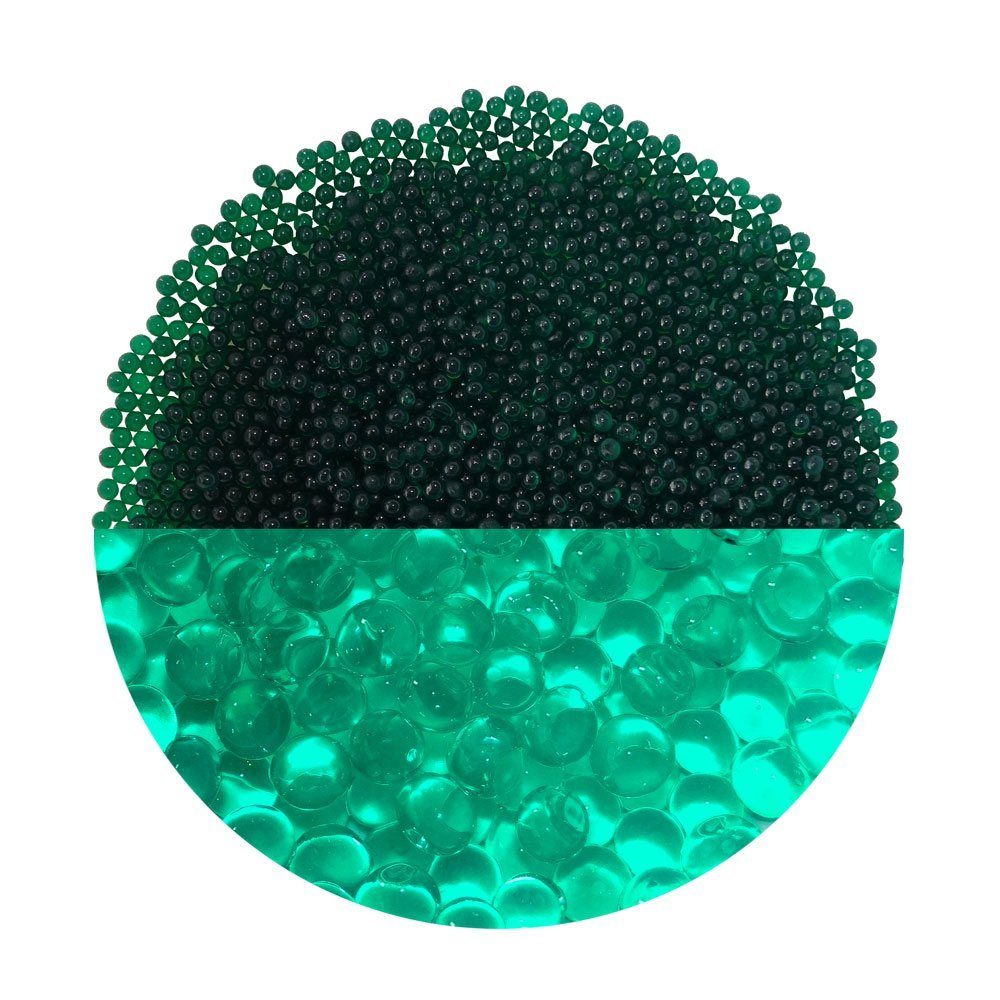 trendfinding Deko-Granulate 100 g Hydroperlen Deko Granulat, Korngröße 3,5-4 mm, Meergrün, (3,5-4 mm, Meergrün)