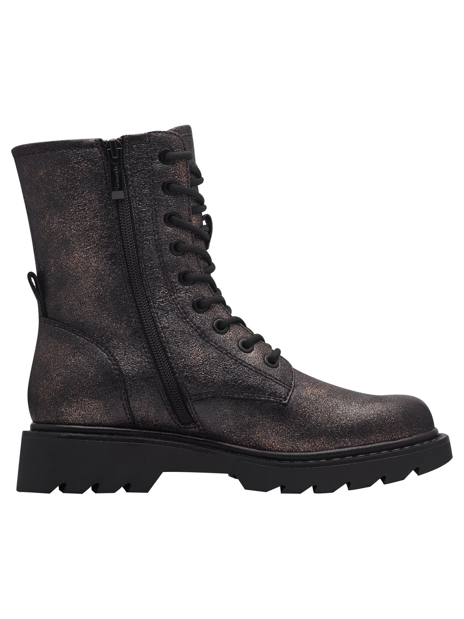 Tamaris TOUCH-IT mit Schnürsenkel kein Absatz 1-25918-43 Schnürstiefelette TOUCH-IT