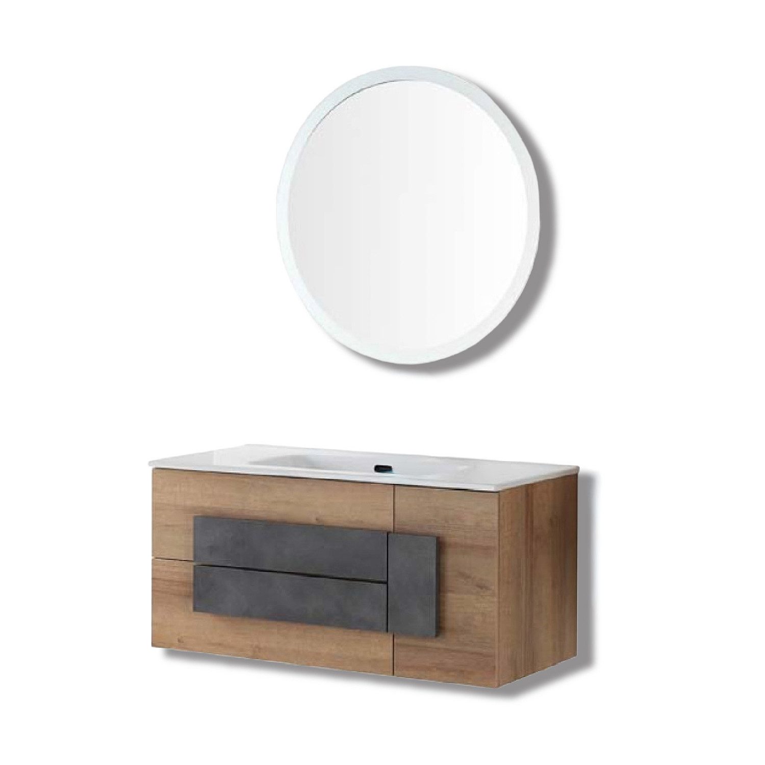 Feridras Badezimmer-Set Hängendes Badezimmermöbel-Set URBAN 100 cm
