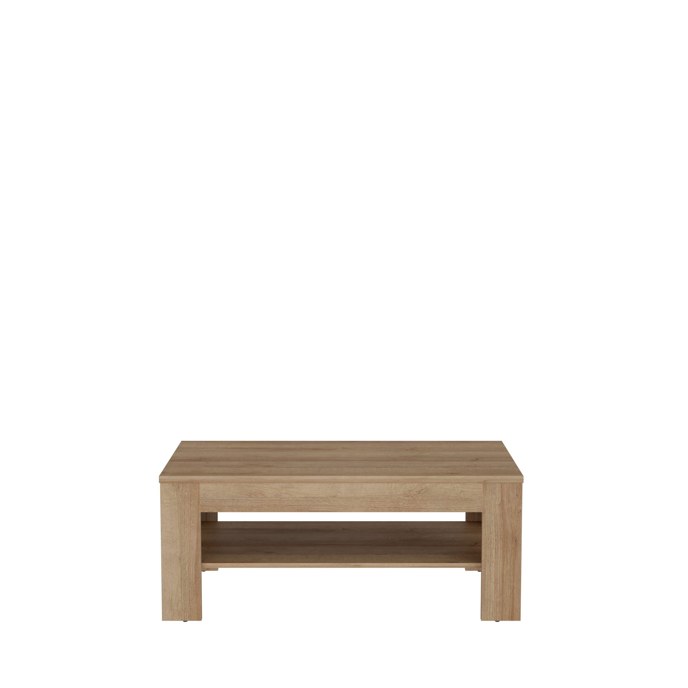 PREISBRECHER Couchtisch ATTENTION, 1 Ablageboden, Riviera Eiche Dekor - 110 günstig online kaufen