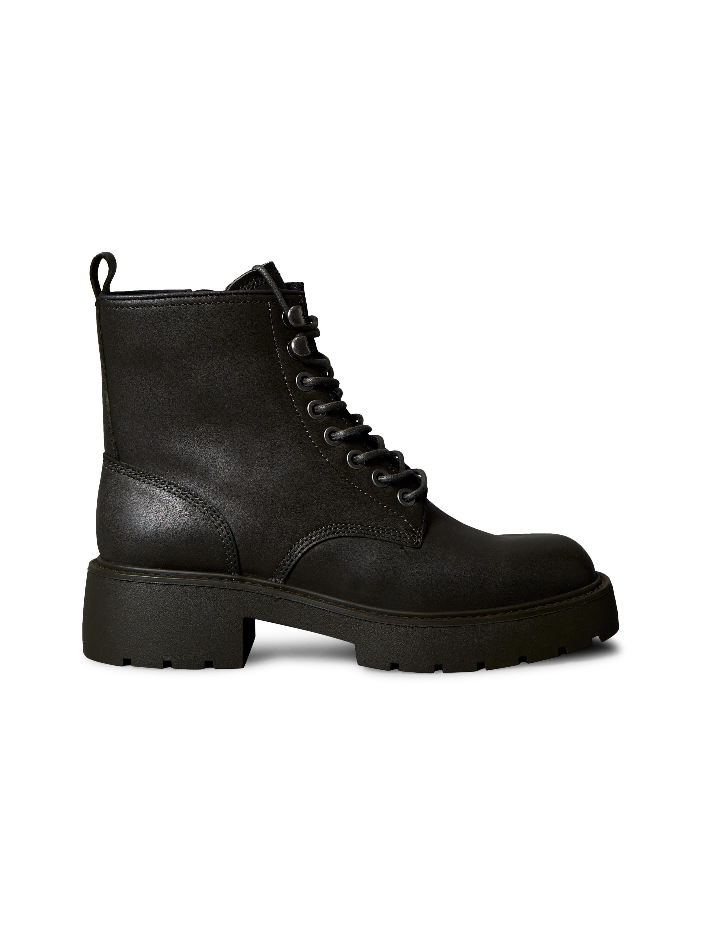 Calvin Klein Jeans CHUNKY LACE UP ZIP BOOT Schnürboots Schnürstiefelette, Plateauboots, Festival, mit Anziehlasche – Bild 5 von 5