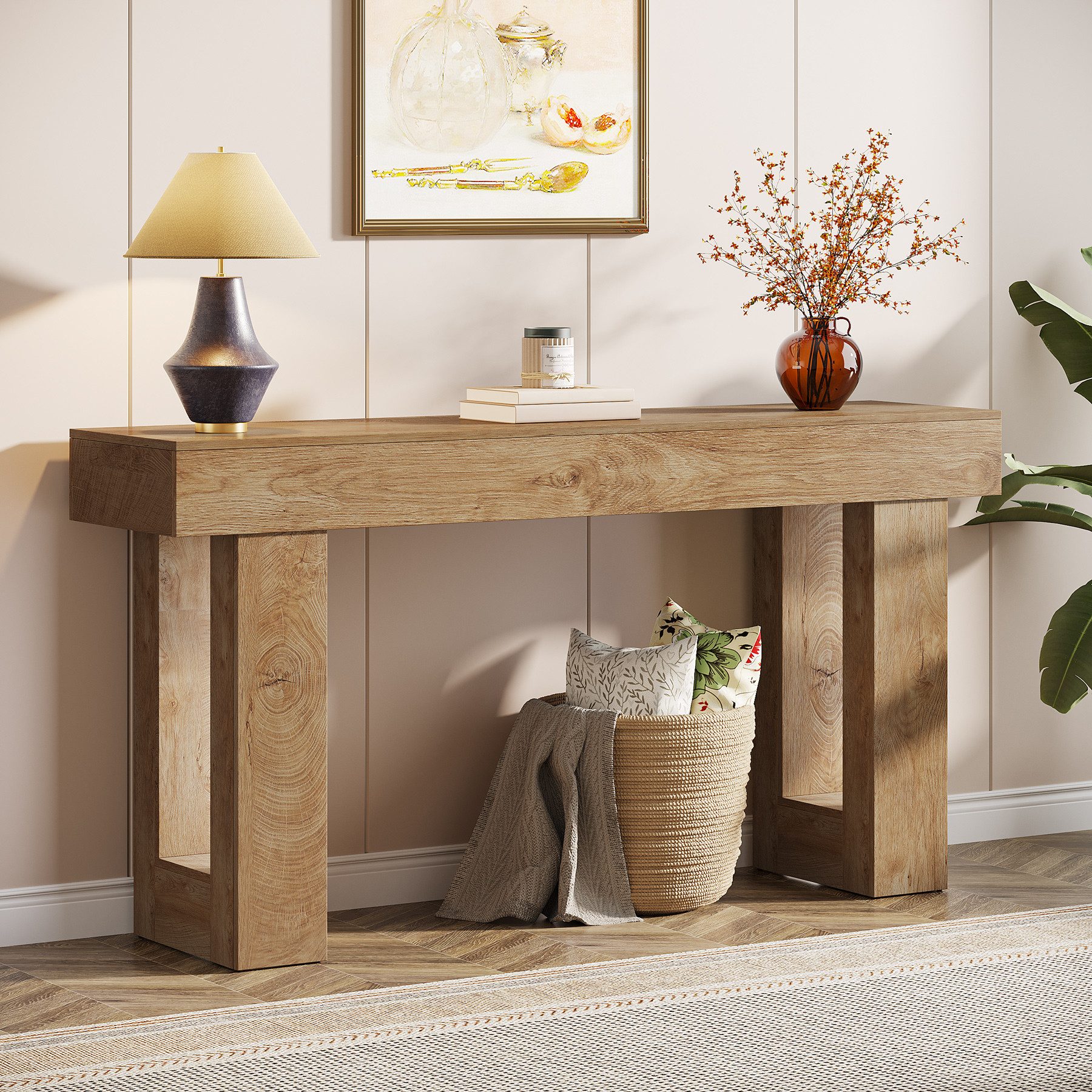 Tribesigns Konsolentisch 160 cm Langer Tisch, günstig online kaufen