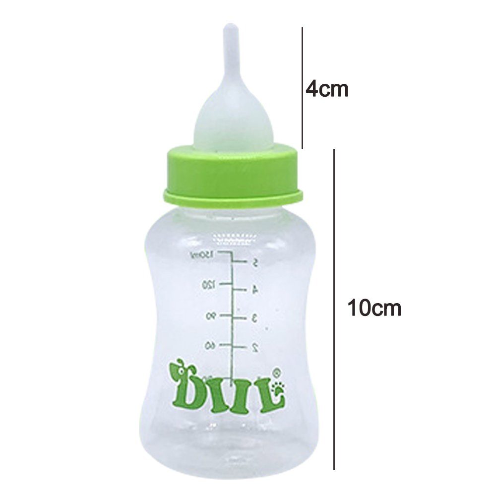 GelldG Milch 150ml Fläschchen Milch Babyflaschenwärmer Flasche Aufzuchtflasche Wasser