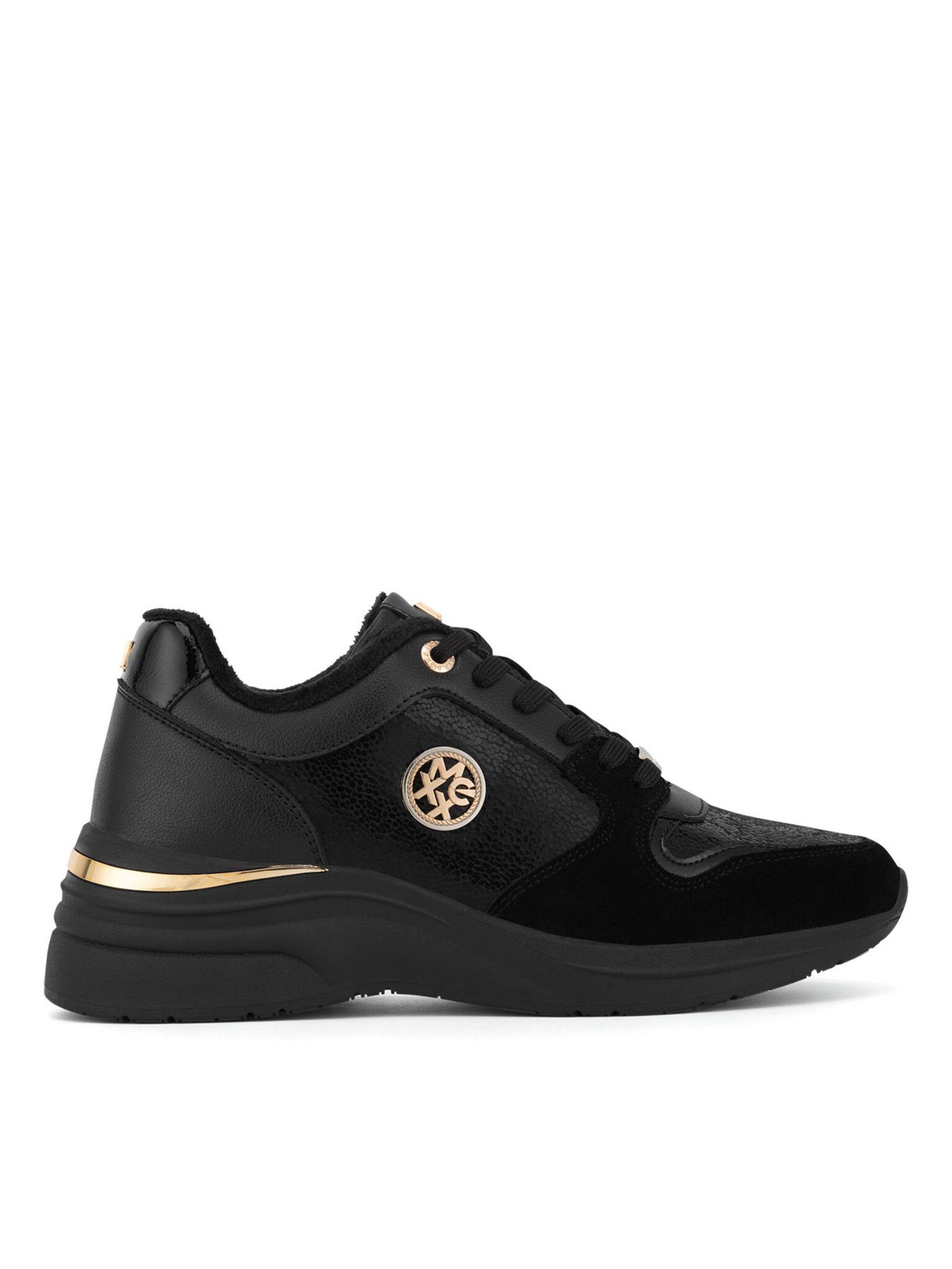 MEXX Sneakers Damen MI001009043W-02 Schwarz Sneaker