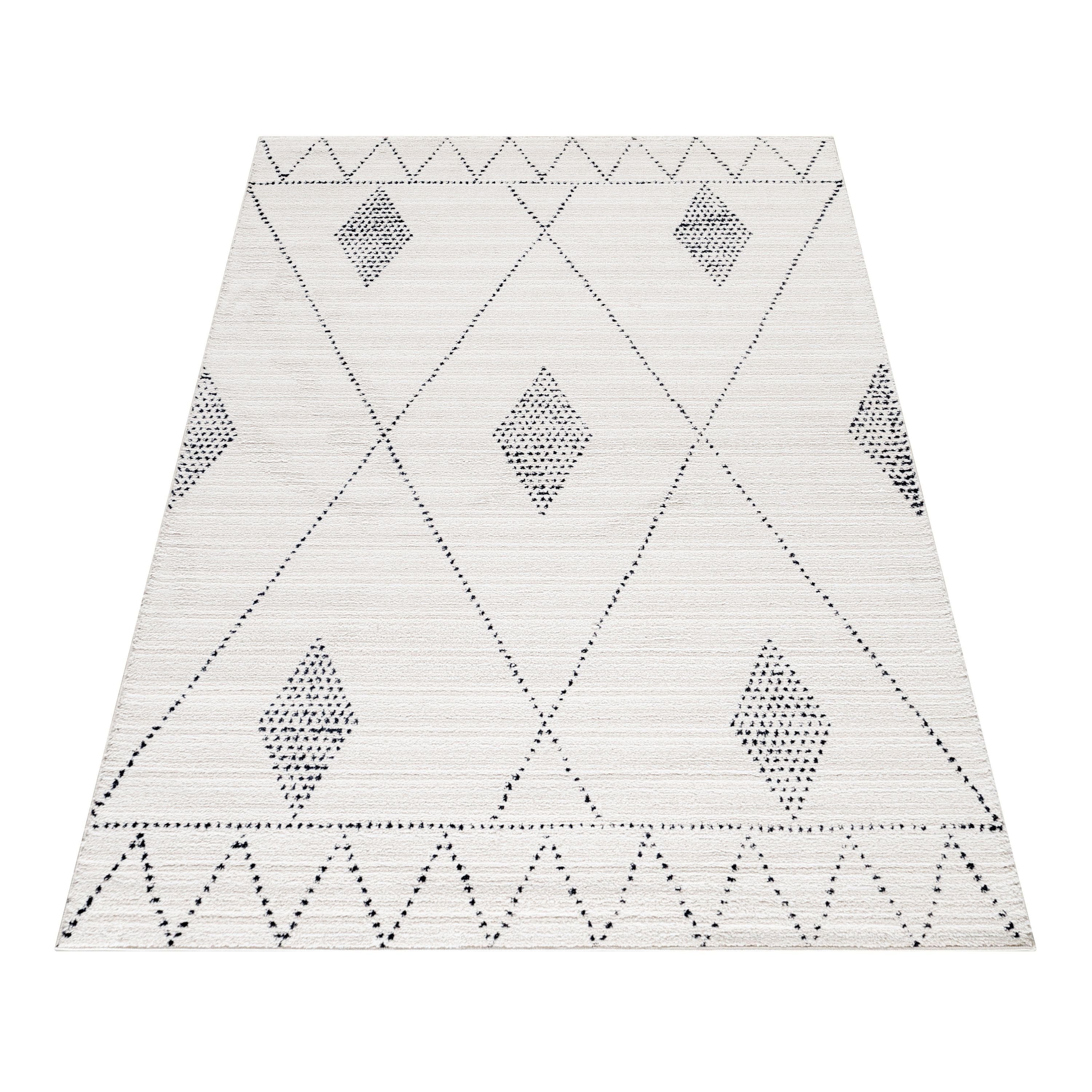 Teppich Berber-Design, mm, Teppich Höhe: Wohnzimmer 15 Rechteckig, Teppium