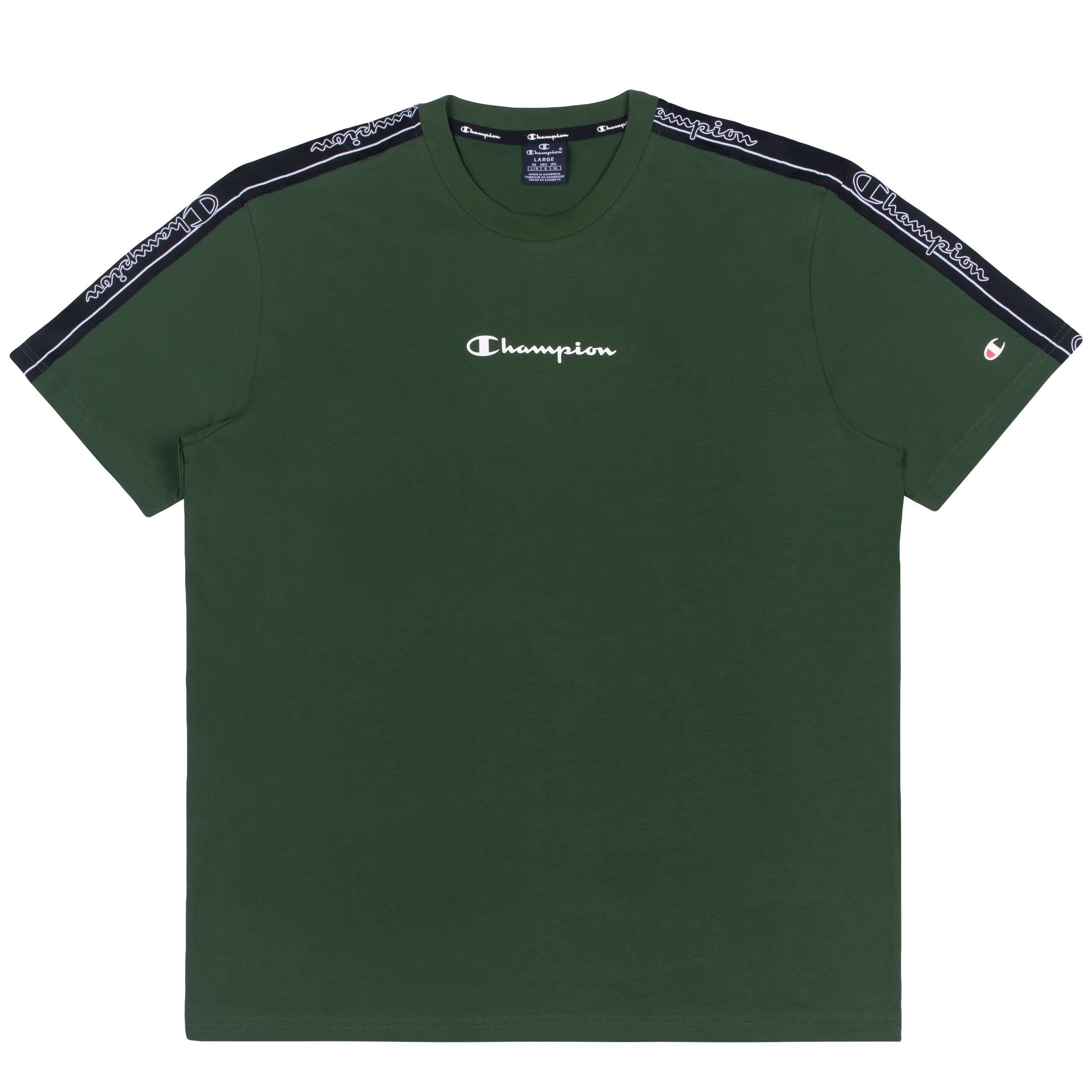 T-Shirt T-Shirt Champion grün Crewneck T-Shirt Herren Adult 215315 (gnps) Champion