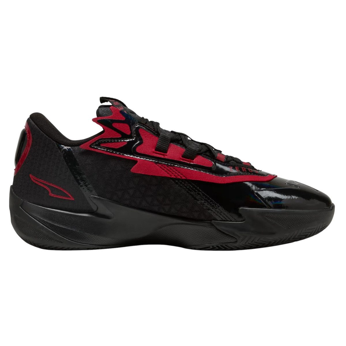 PUMA Hallen-Indoorschuhe Scoot Zeros II SCRRRT (Basketball) schwarz/rot Badmintonschuh