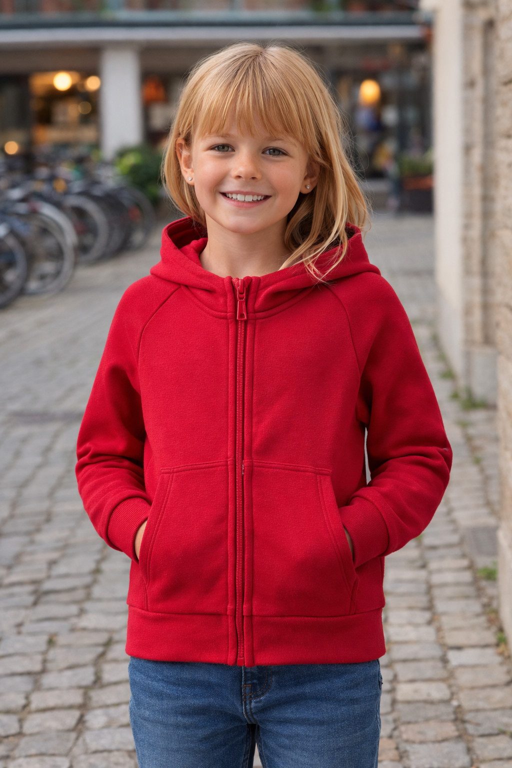 Engelbert Strauss Hoodie e.s. Hoody-Sweatjacke cotton stretch, Kinder
