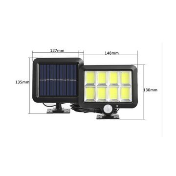 GelldG LED Solarleuchte Solarlampen für Außen, 160 LED Solarleuchten mit Bewegungsmelder