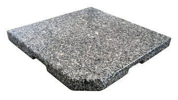 Schirmständer-Platte Granit Beschwerer Platten Rock 4 x 30kg Sonnenschirm Ampelschirm, Pure Home & Garden, Kreuzfuß-Schirmständer, Sonnenschirme, Ampelschirme, (Set), wetterfest