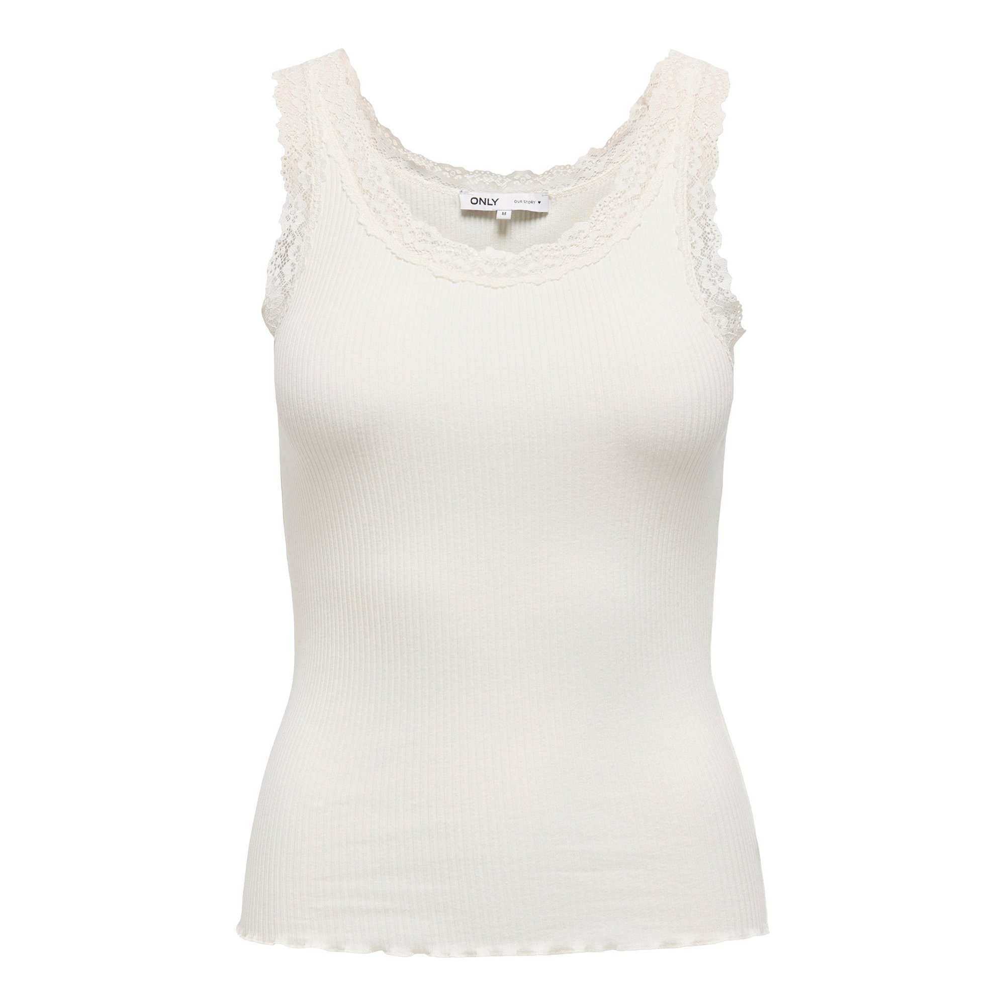 ONLY T-Shirt Damen T-Shirt 1er Pack Baumwollmischung (Packung, 1er Pack) günstig online kaufen