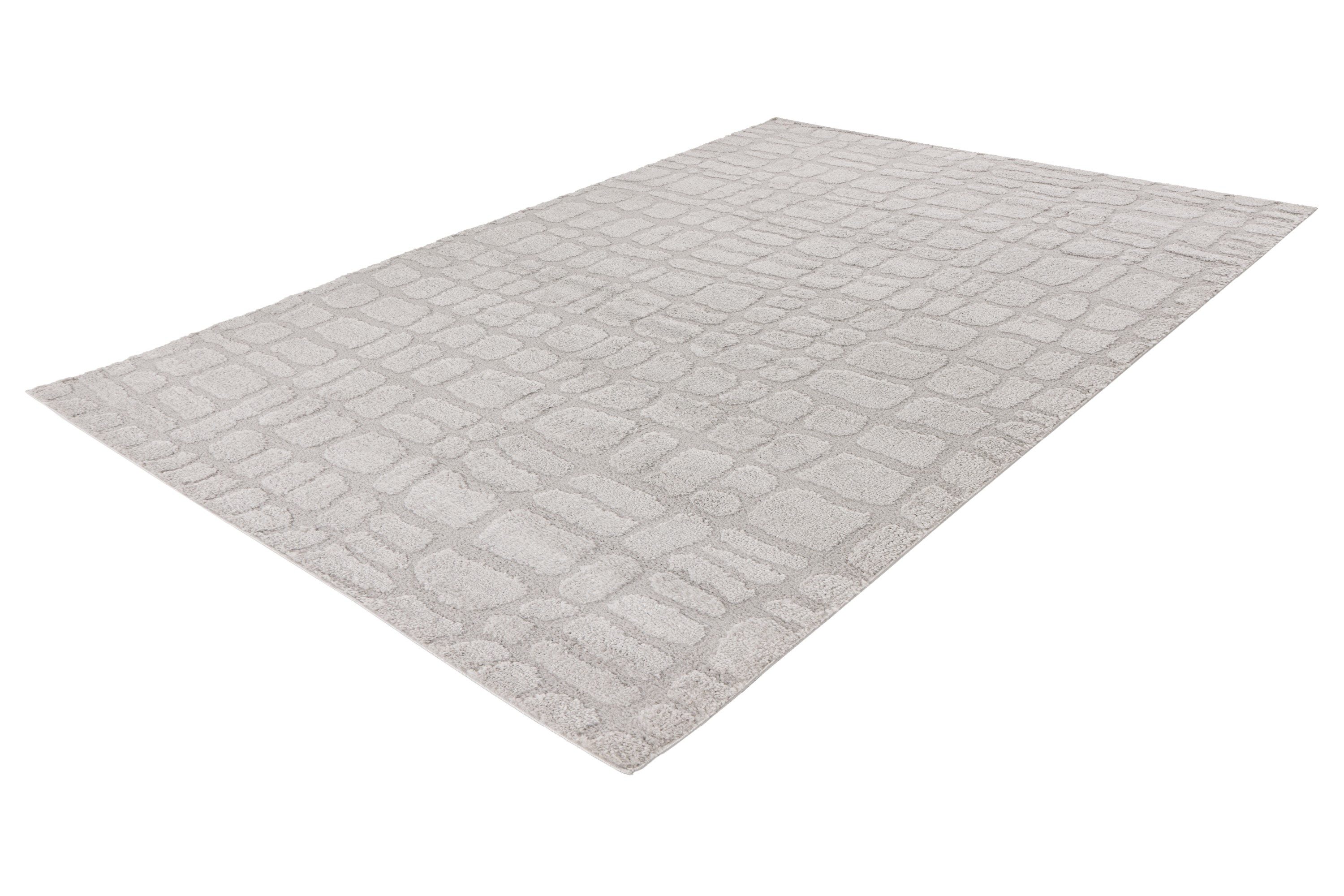 Kayoom Teppich Angel 125, rechteckig, Höhe: 20 mm, weicher Kurzflor, Wohnzimmer
