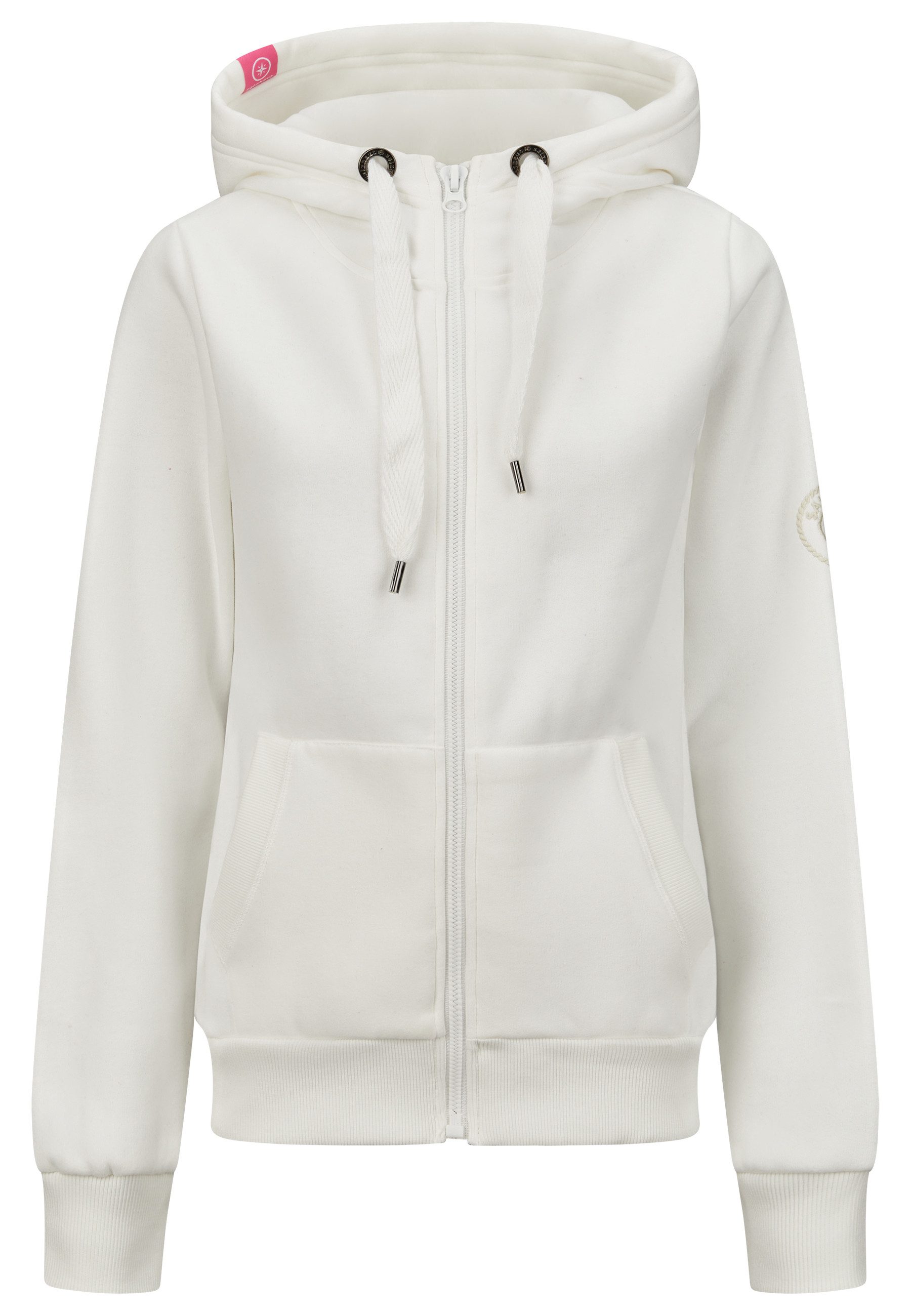 salzhaut Sweatjacke SÖÖTE - CIAO Damen Tailliert weiche, bequeme Sweatjacke günstig online kaufen