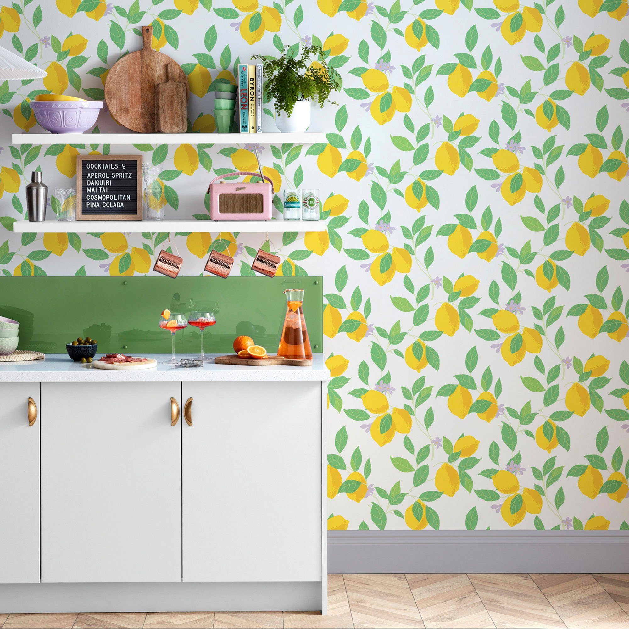 Envy Vliestapete Feeling Fruity Fresh and Blush, glatt, gemustert, (1 St), gemustert, FSC® zertifiziert, mit lebhaftem Druck, 10 Meter Довжина