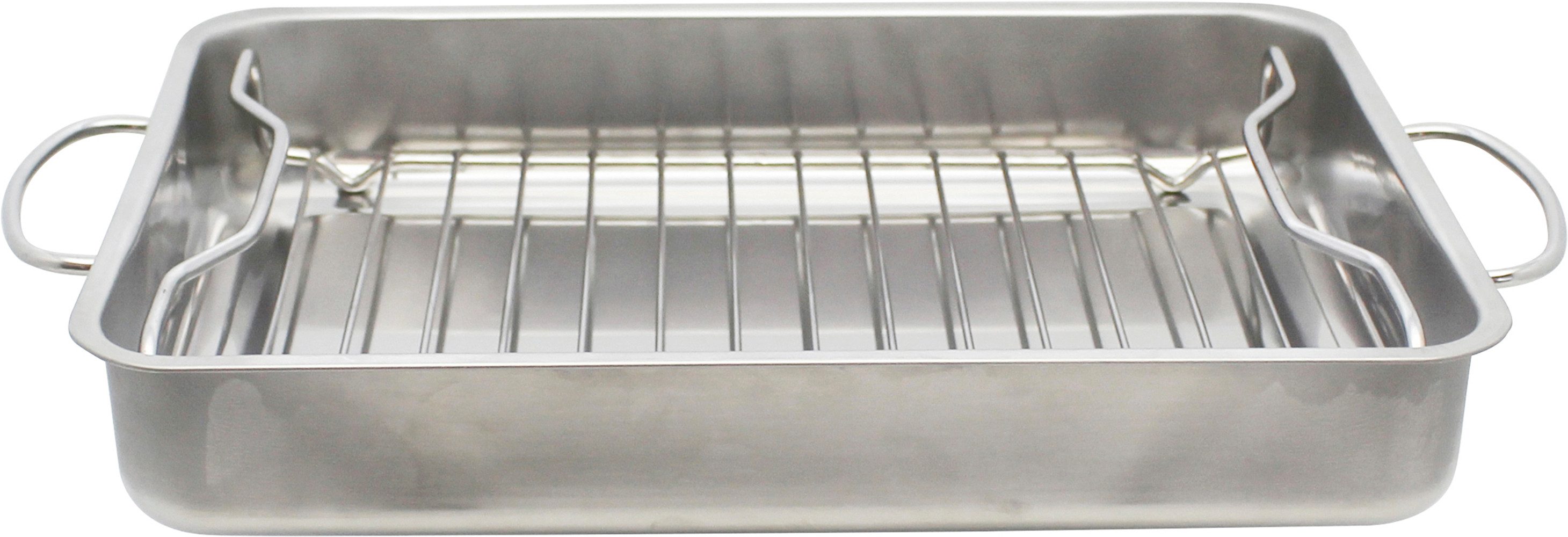 Elo Basic Auflaufform, Edelstahl, (2-St), mit Einsatz