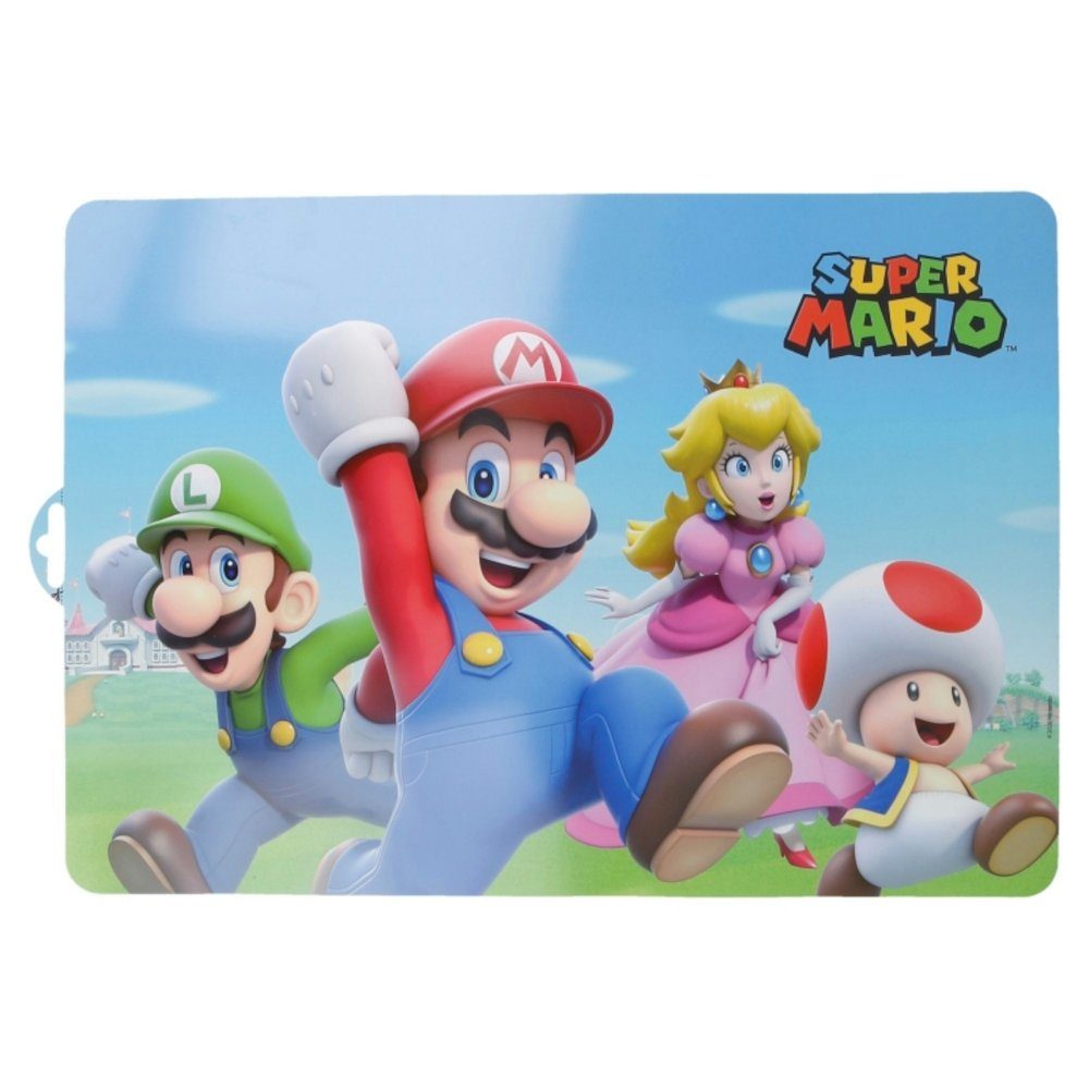 Tinisu Tischdecke Super Mario Kinder Platzdeckchen Tischunterlage 43cm x 28cm