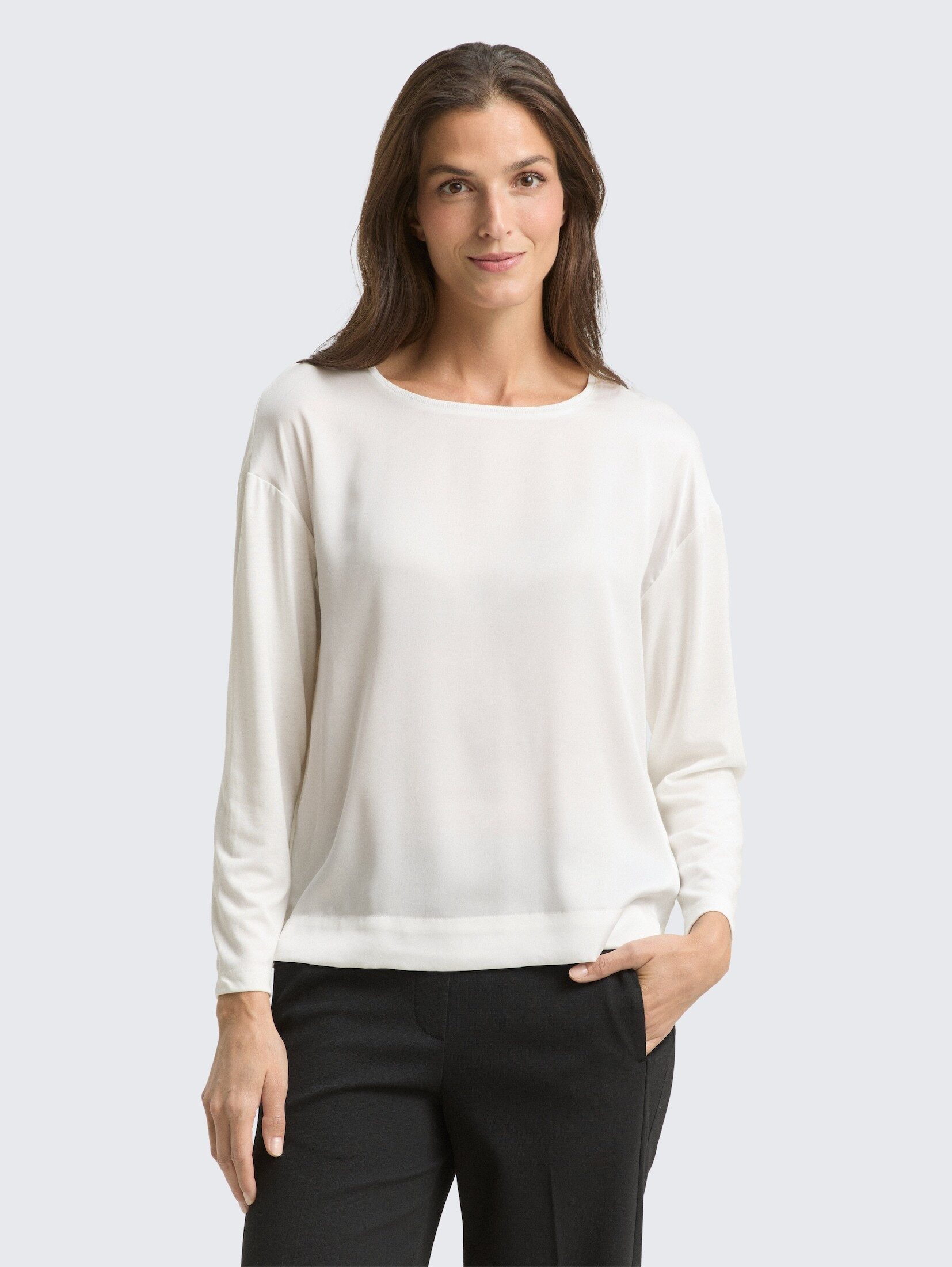 TOM TAILOR Langarmshirt Loose Fit Langarmshirt günstig online kaufen