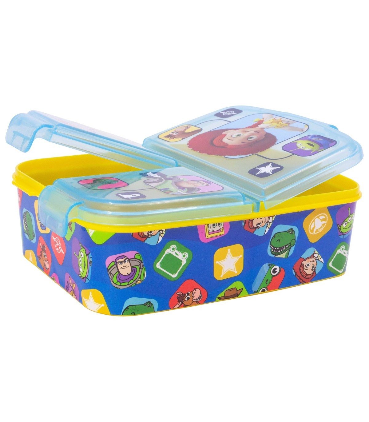 Disney Lunchbox Toy Story Lunchbox Kinder Brotdose mit 3 Fächern Pausenbox