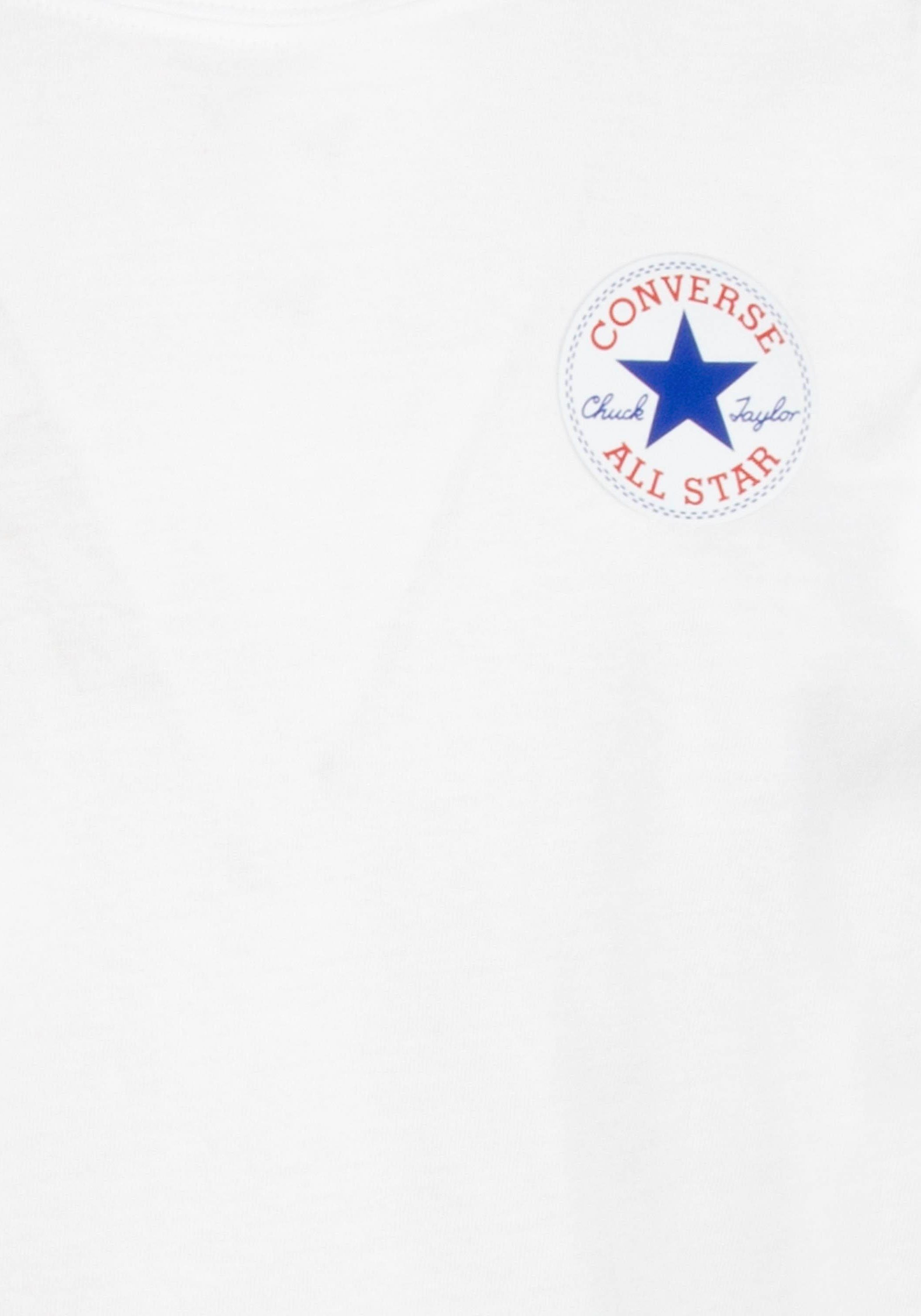 Converse Kurzarmshirt für Kinder und Jugendliche mit Brandlabel innen, aus luftigem Jersey-Material – Bild 4 von 5