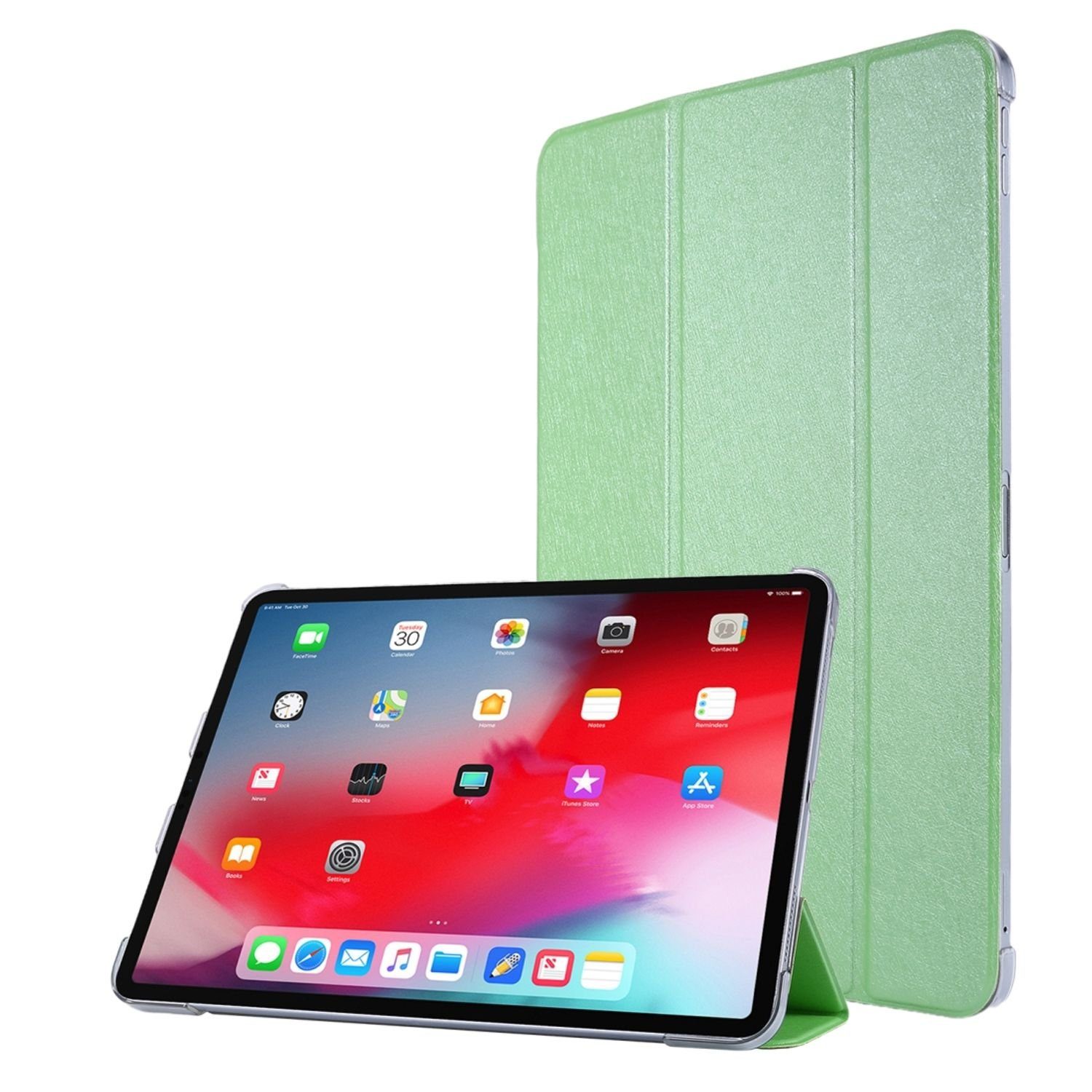 König Design Tablet-Hülle Apple iPad Pro 11 (2020), Schutzhülle für Apple iPad Pro 11 (2020) Tablethülle Schutztasche Cover Standfunktion Grün