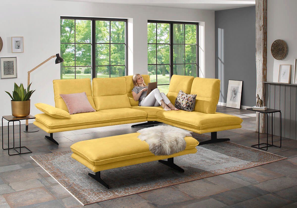 W.SCHILLIG Ecksofa broadway, Designsofa, toller Sitzkomfort, günstig online kaufen