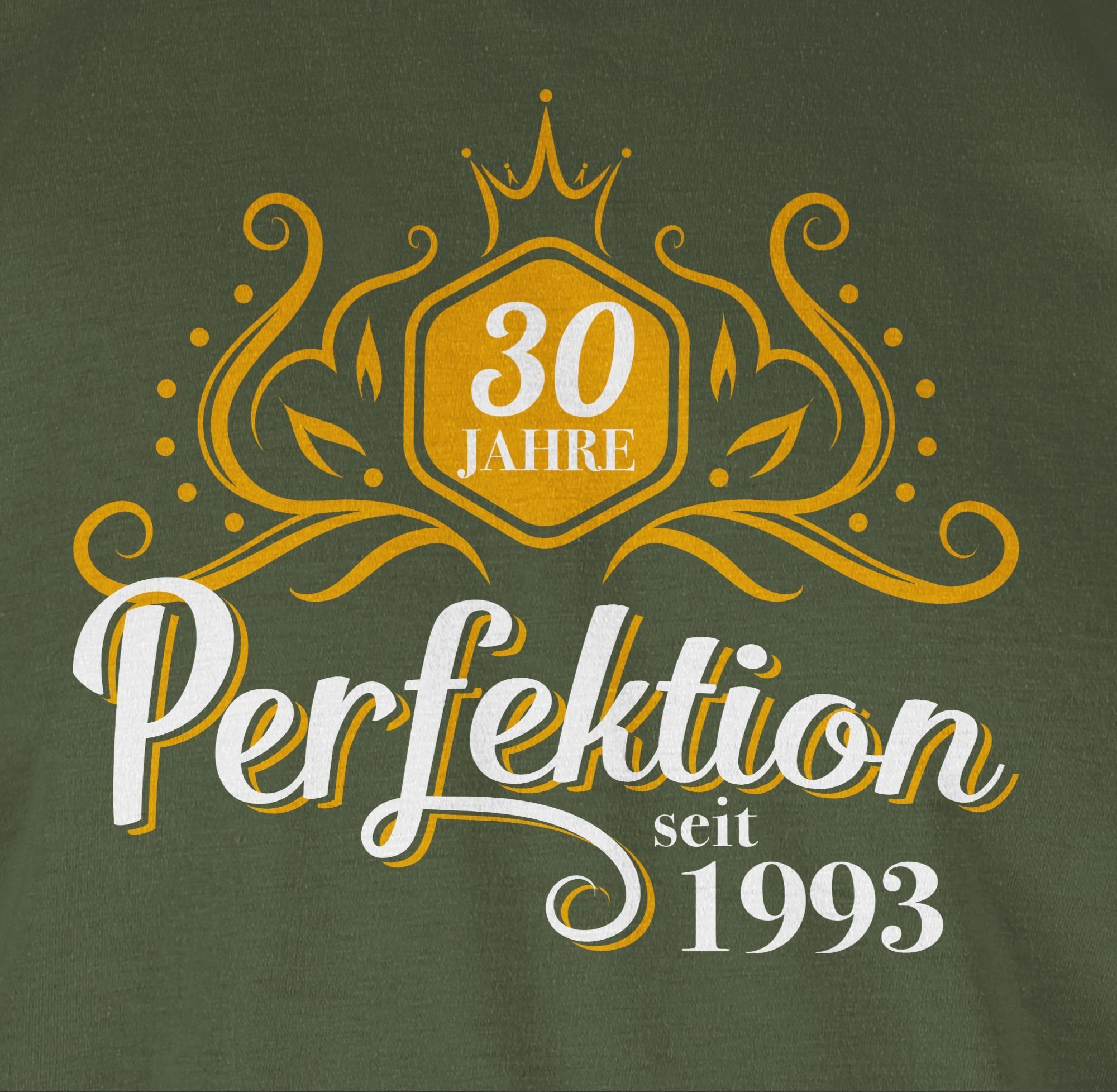 Shirtracer T-Shirt Army Grün Dreißig 30. Jahre Geburtstag 1993 Perfektion 02