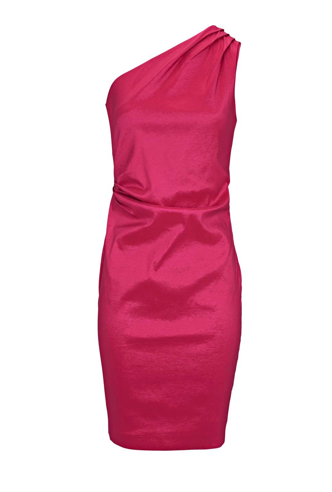 Damen pink by Designer-One-Shoulderkleid, Brooke Ashley Ashley Brooke heine Jerseykleid