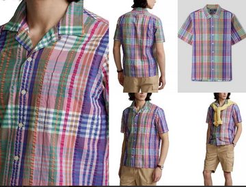 Ralph Lauren Langarmhemd POLO RALPH LAUREN Clady Seersucker Camp Shirt Classic Fit Check Karohe