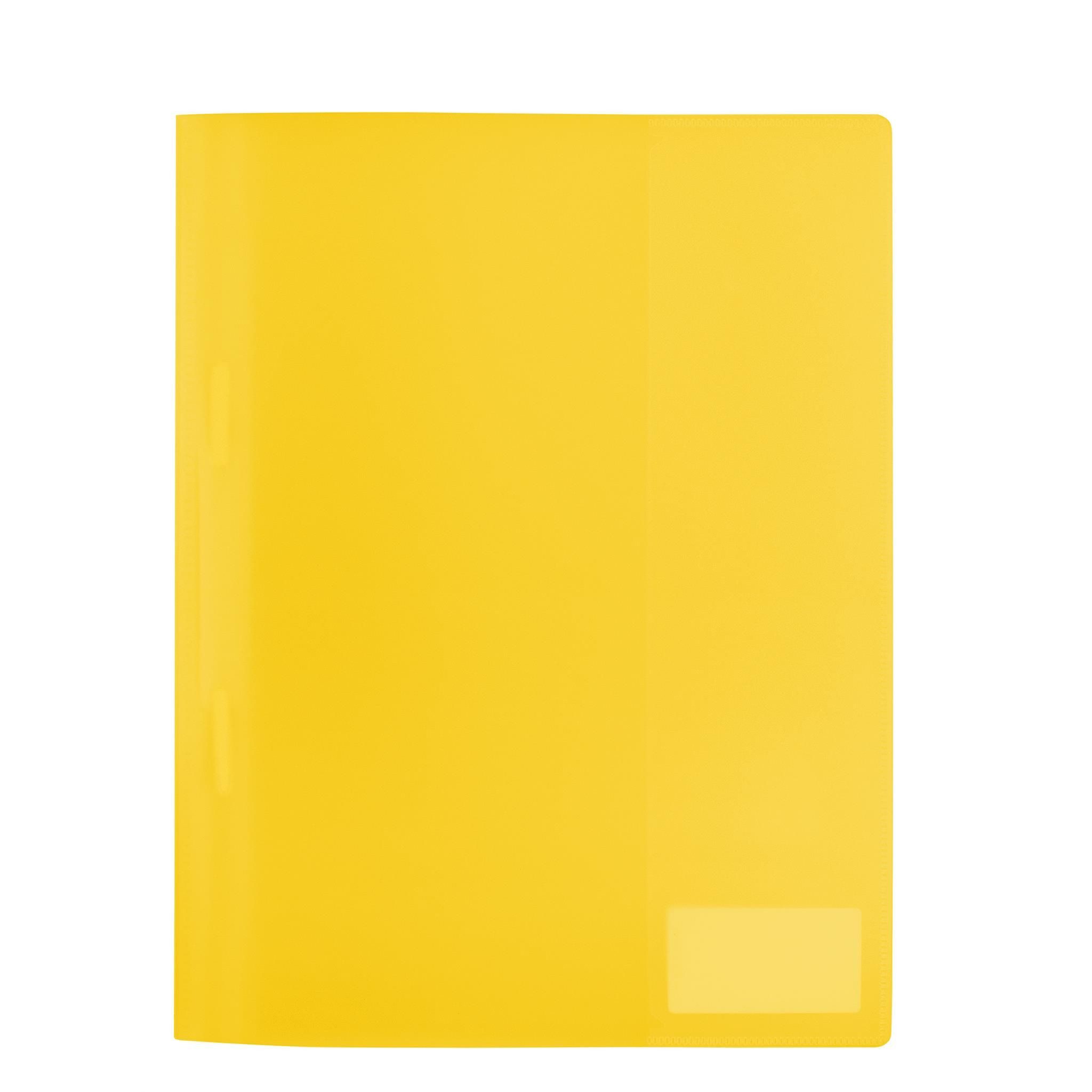 HERMA Hefter Herma Schnellhefter PP A4 transluzent gelb