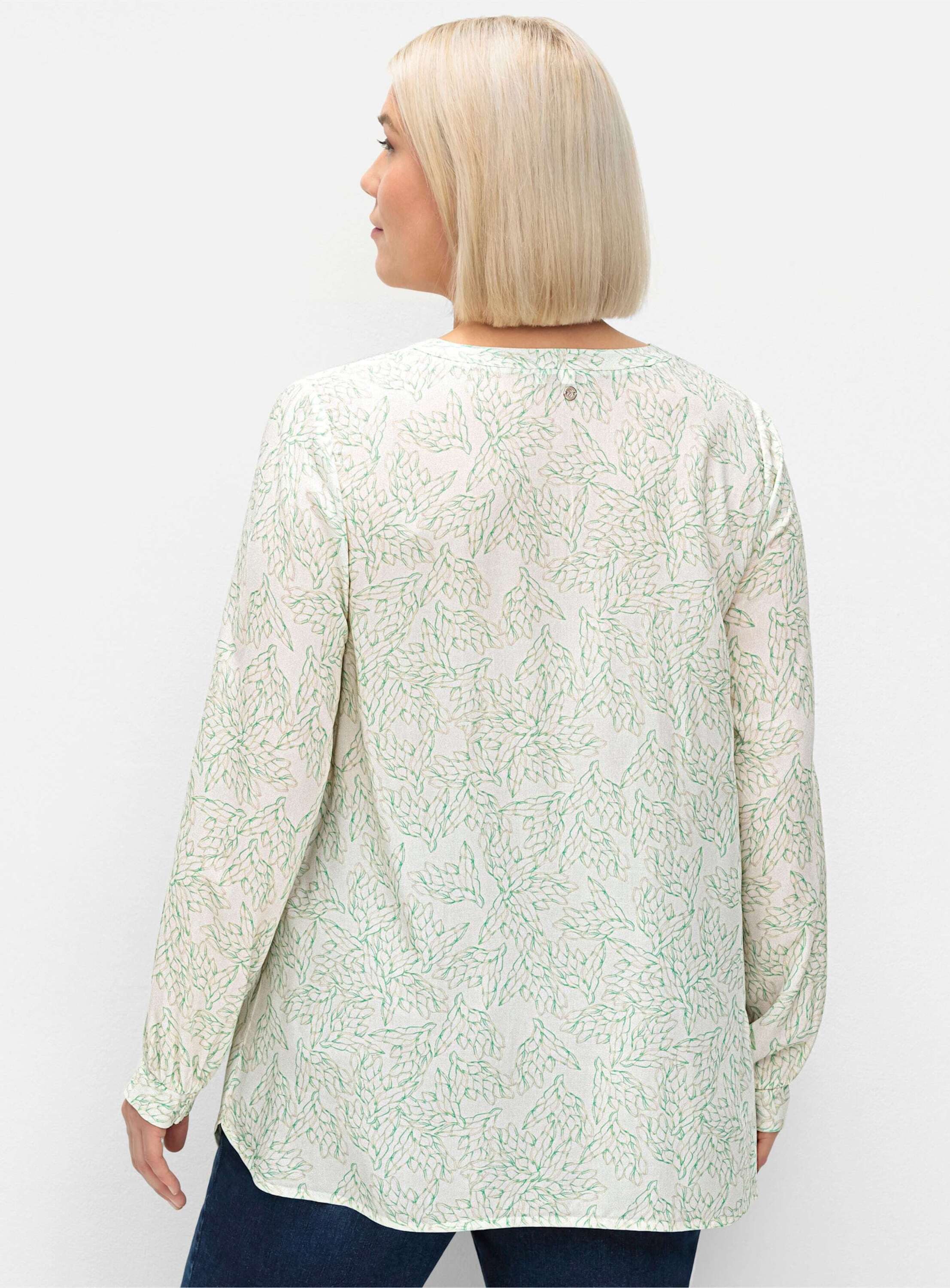 Sheego Klassische Bluse Tunika Langarm günstig online kaufen