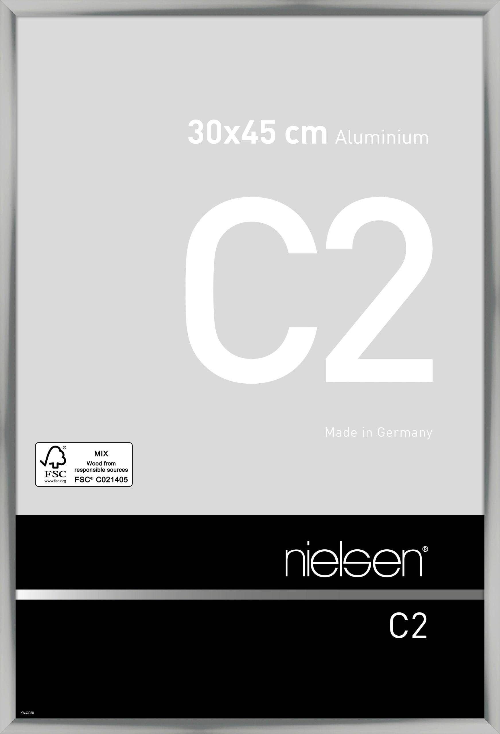 nielsen Bilderrahmen C2 63103 30x45cm silber