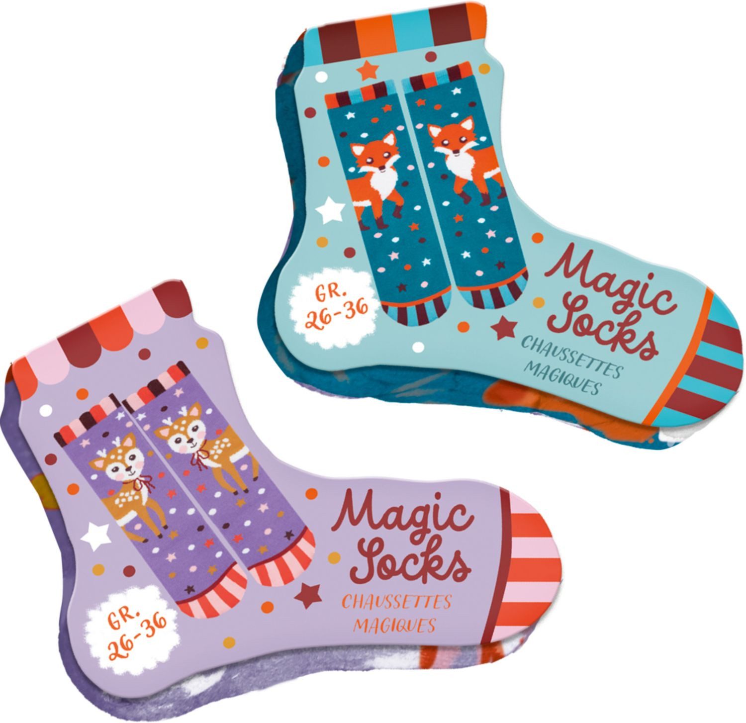 Coppenrath Spiel Magic Socks - Wintertiere im Weihn. (one size), sort.i.D.
