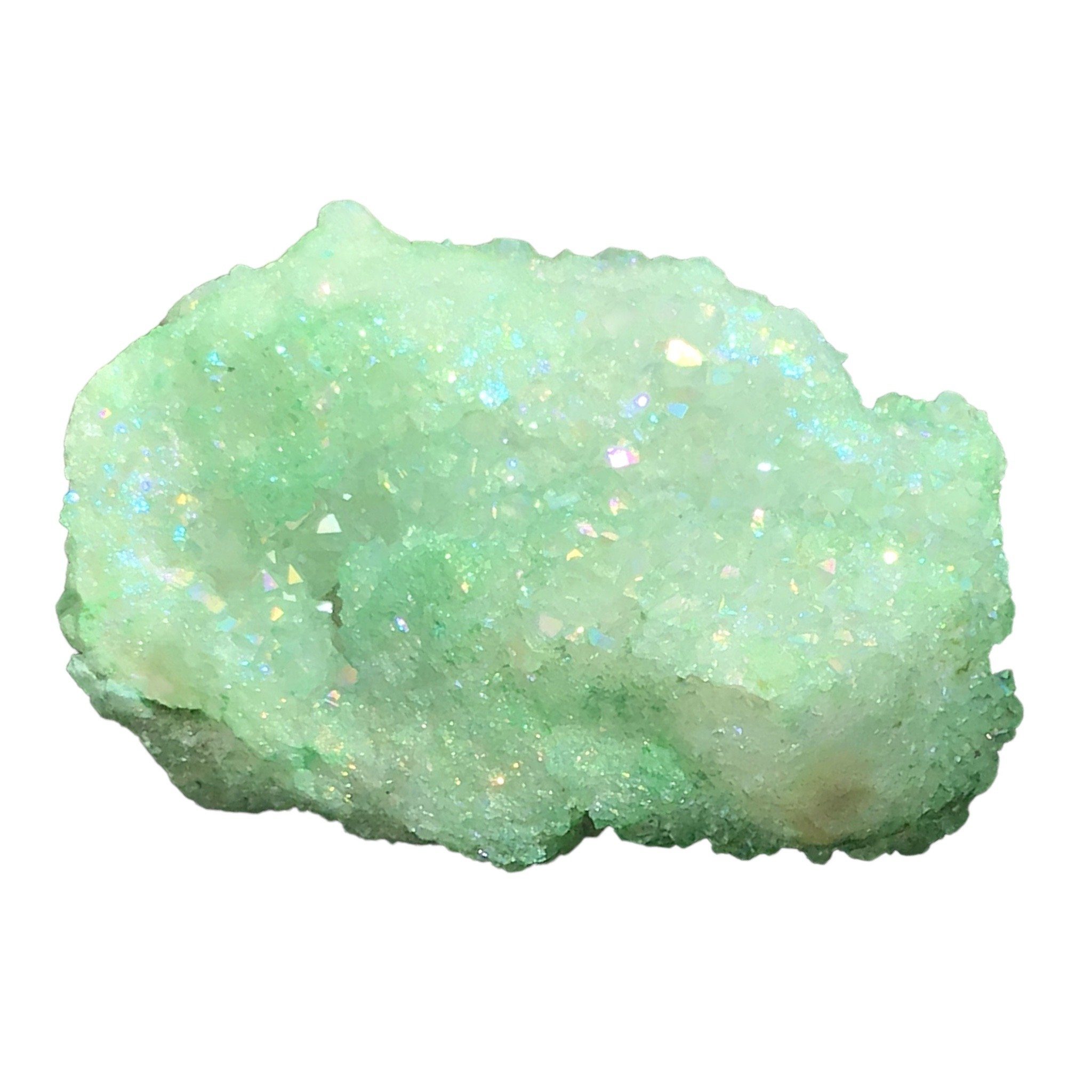 Steinfixx® Edelstein BERG_AUR_, (1 Stück 4-6 cm, 60-100 Gramm, Kristallaura), mit Gold 333, Titan und Platin, luxuriös und edel