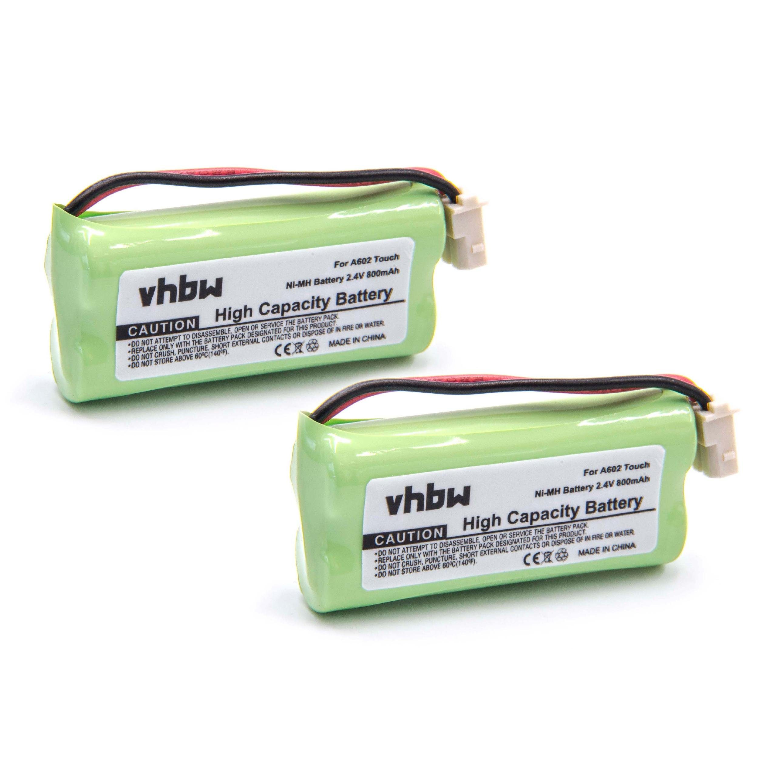 vhbw kompatibel mit Philips DCT G612, G722, G725, G792 Akku NiMH 800 mAh (2,4 V)