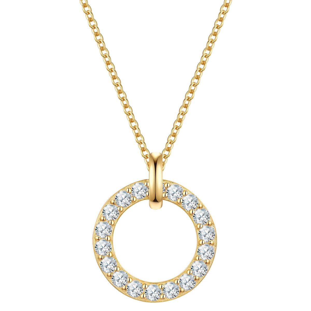 Silberkette gelbgold