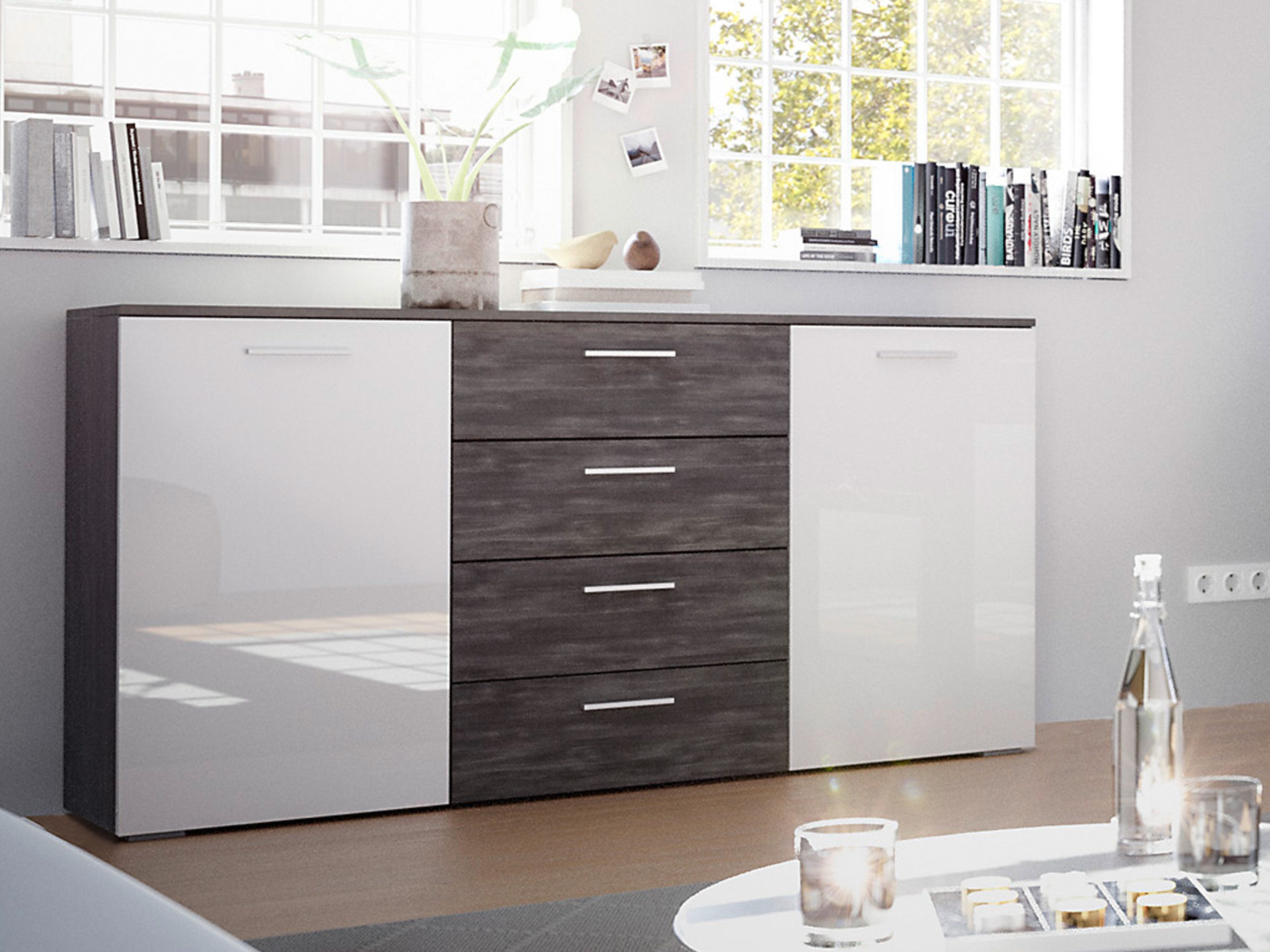 PREISBRECHER Sideboard Maurits, 160 x 85 x 38 cm (B/H/T)