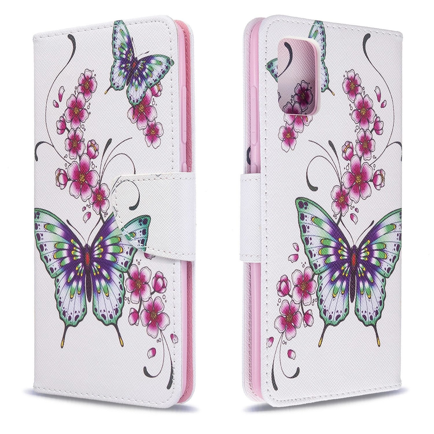 Wigento Handyhülle Für Honor 200 Lite Kunstleder Handy Schutz Tasche Hülle Book Motiv 1