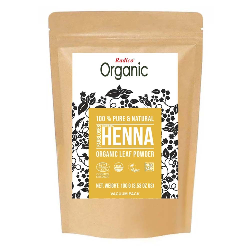 Radico Haarkur Haarpflege Kräuterpuder - Farbloses Henna 100g
